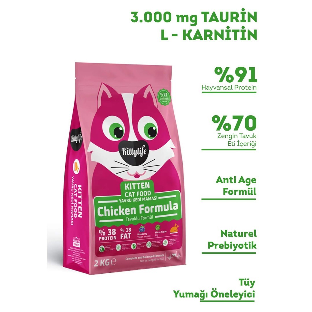 Kittylife Tavuklu Yavru Kedi Maması