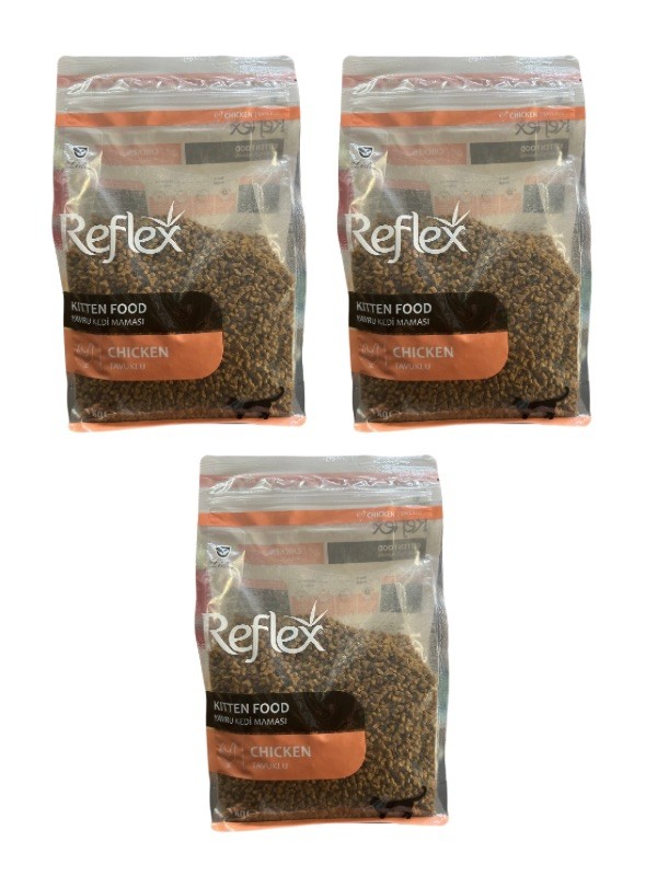 Reflex Tavuklu Ve Pirinçli Yavru Kedi Maması 1 KGx3Adet