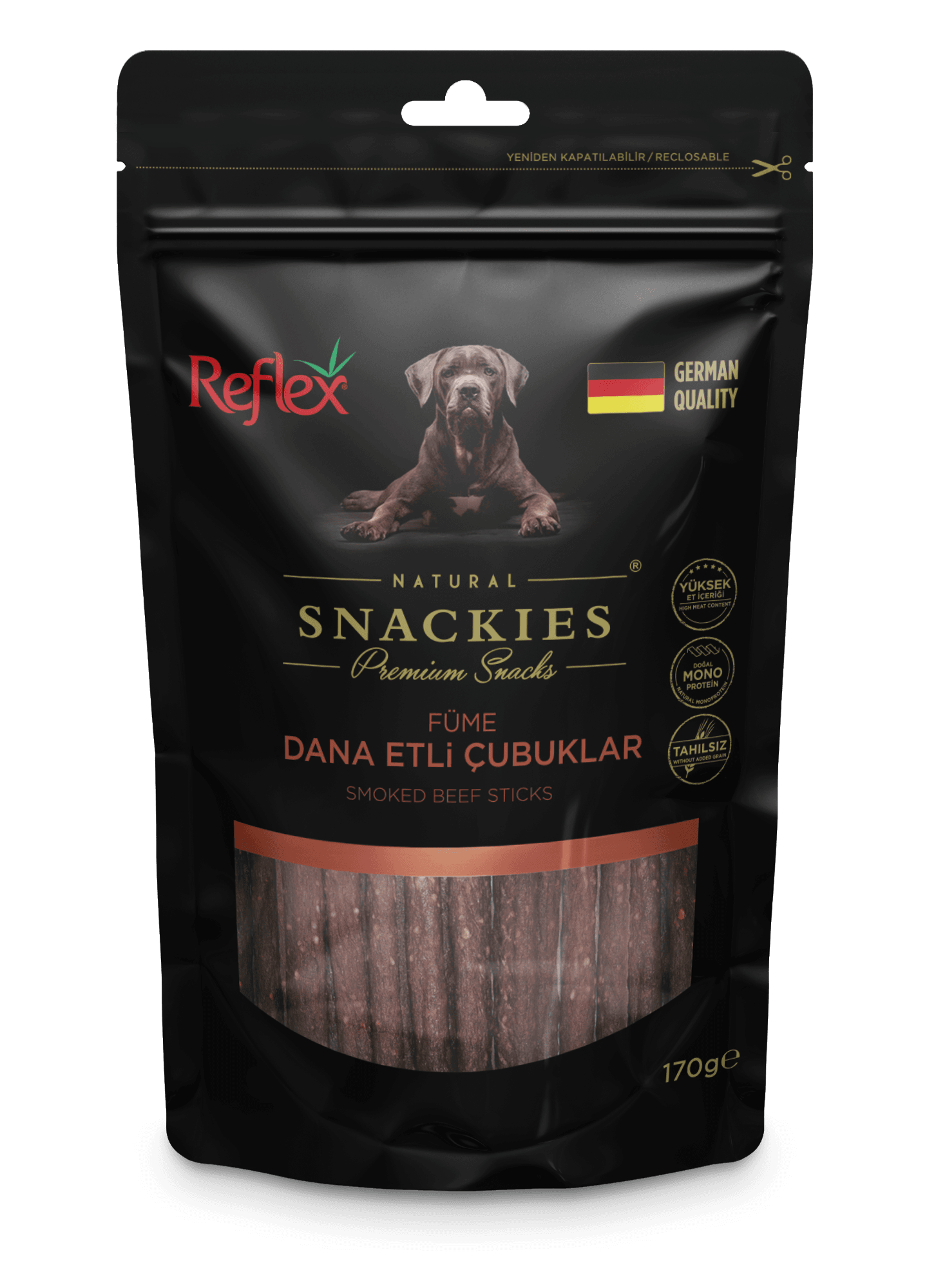 Reflex Snackies Füme Dana Etli Çubuklar 170 Gr