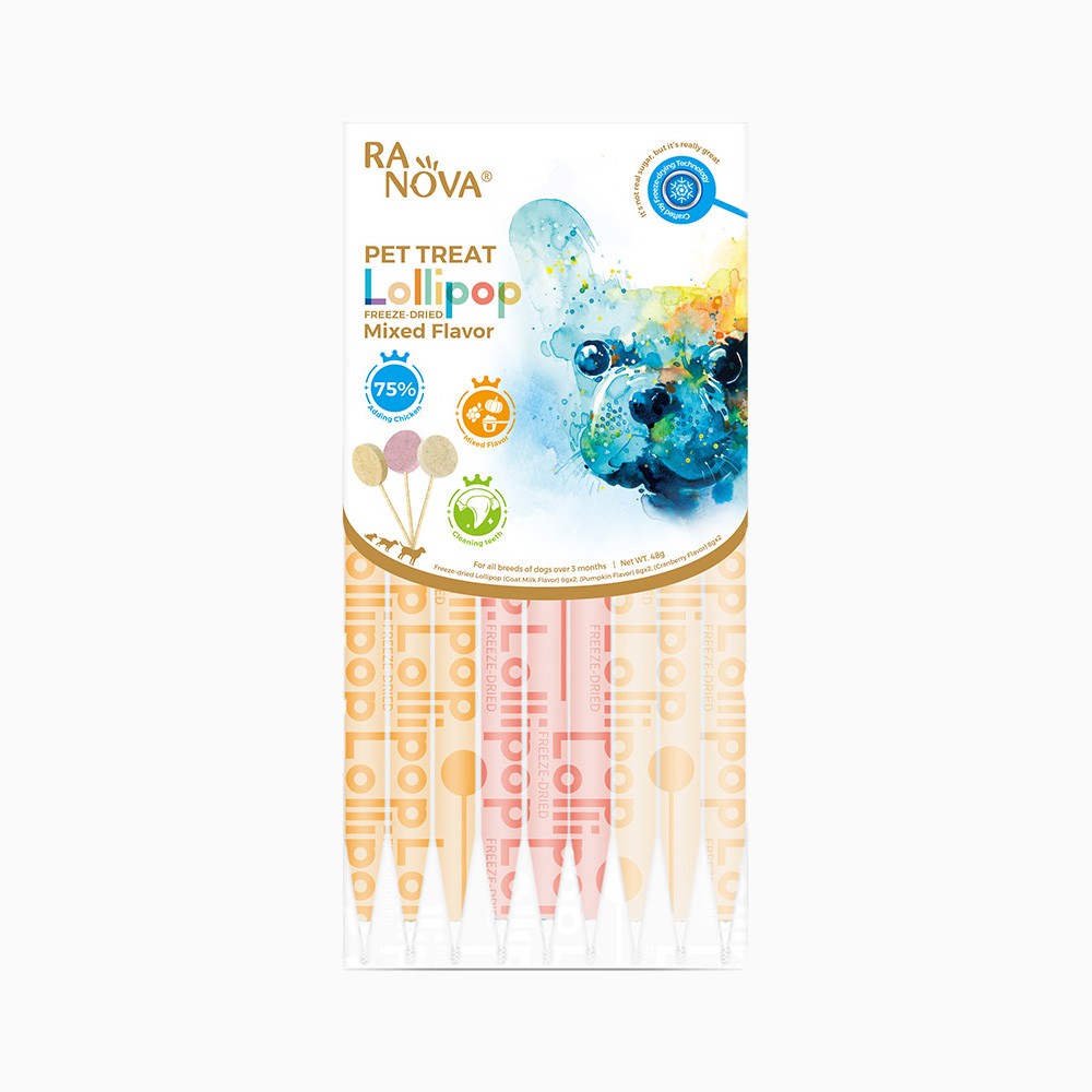 Ranova Köpekler için Karışık Lezzetli Lolipop 8 Gr x 6’lı