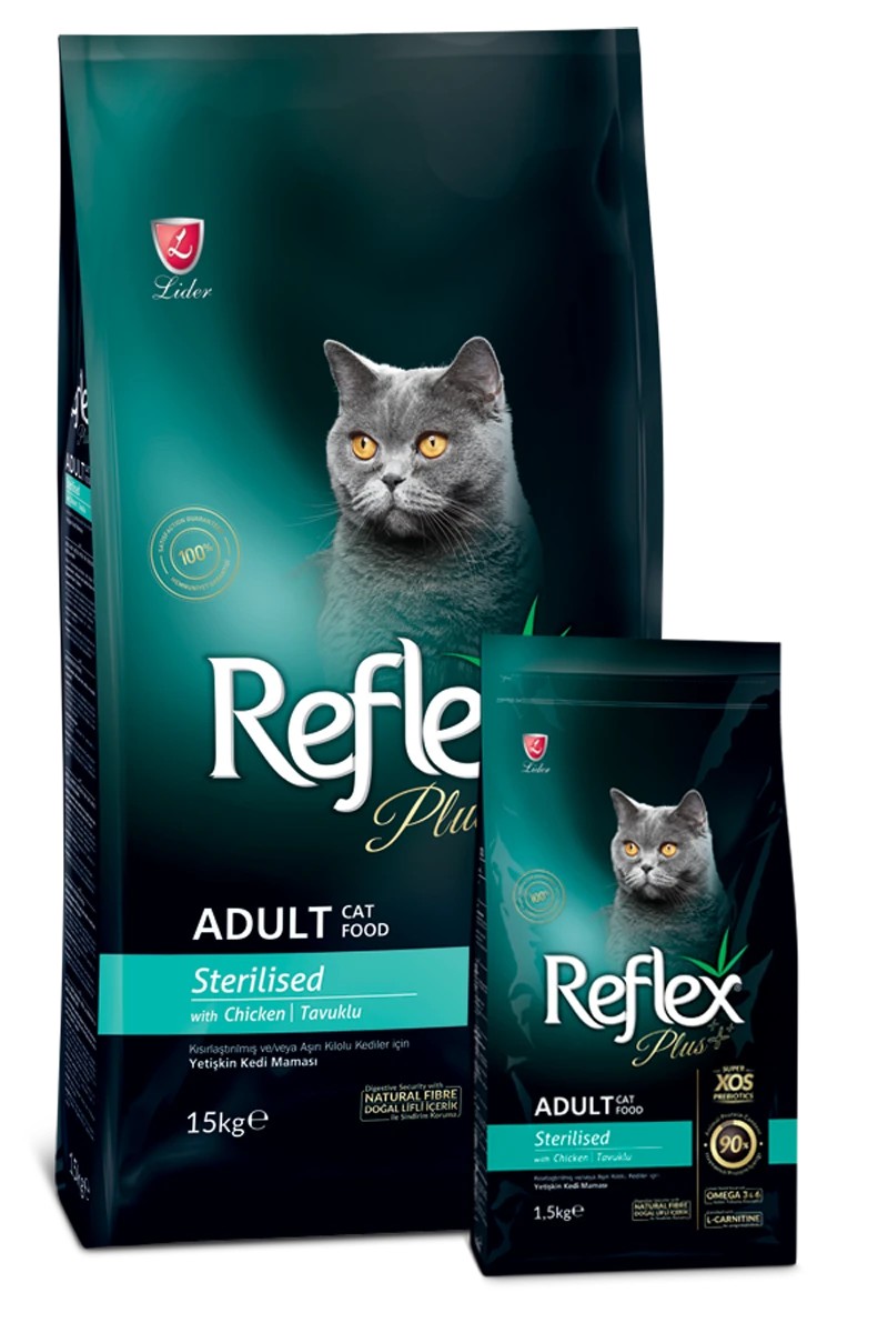 Reflex Plus Tavuklu Kısırlaştırılmış Yetişkin Kedi Maması 1,5 Kg
