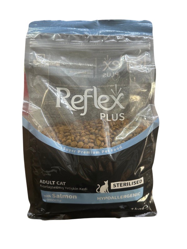 Reflex Plus Somonlu Kısırlaştırılmış Kedi Maması 1 Kgx3Adet