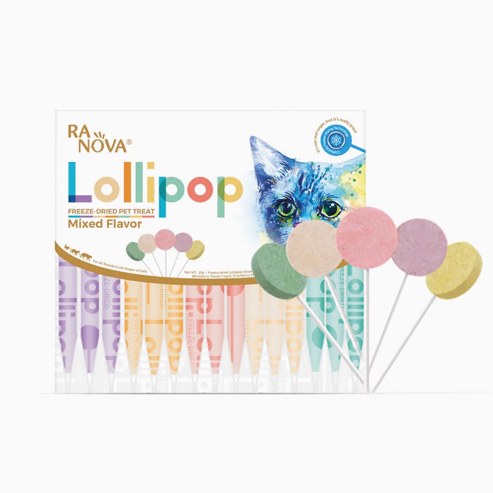 Ranova Kediler için Karışık Lezzetli Lolipop 1,4 Gr x 15li