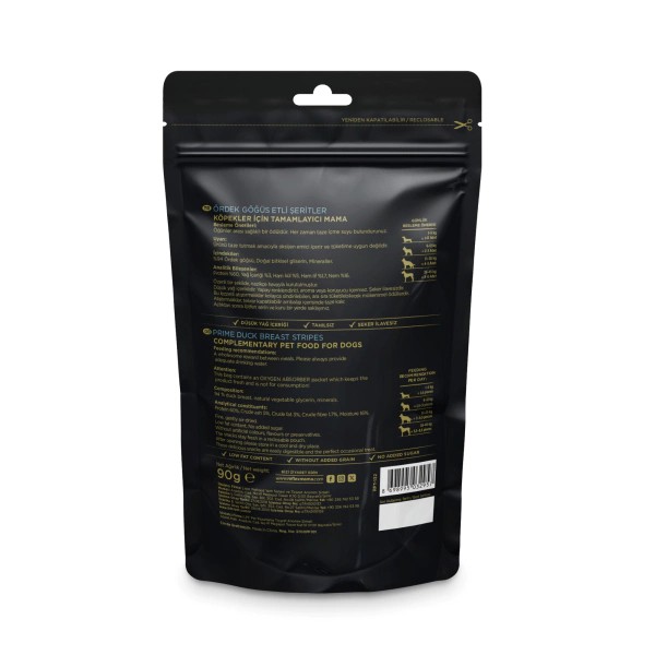 Reflex Snackies Ördek Göğüs Etli Şeritler 90 gr