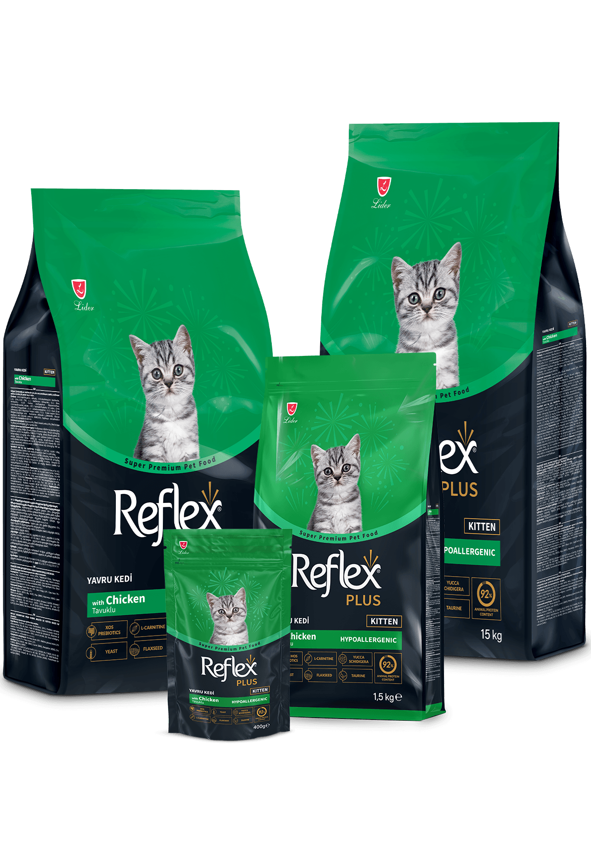 Reflex Plus Tavuklu Yavru Kedi Maması - 15 Kg