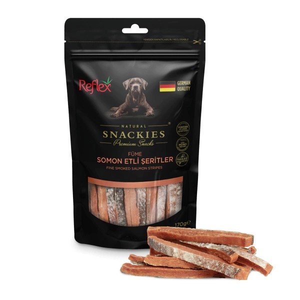 Reflex Snackies Füme Somon Etli Şeritler 170 Gr