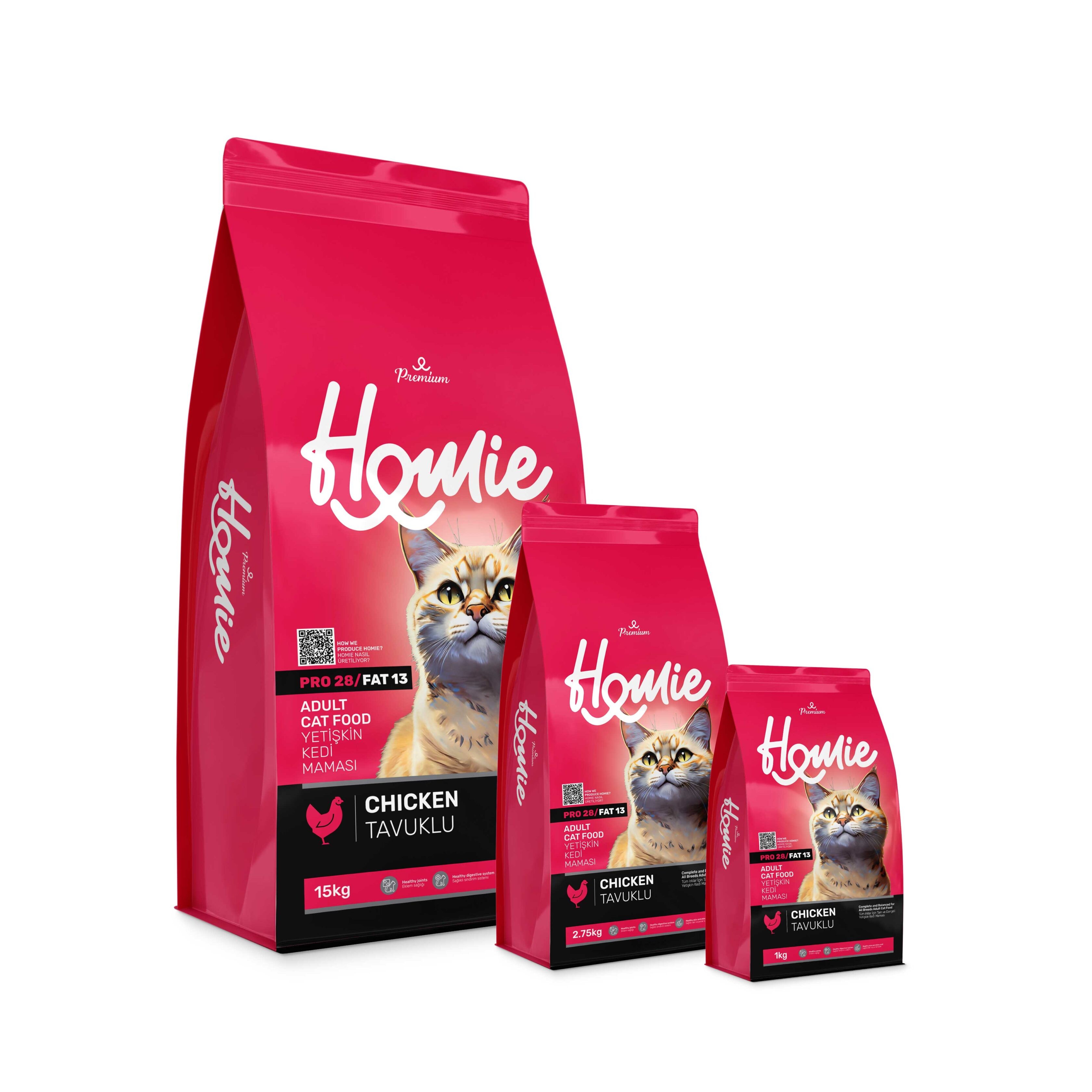 Homie Tavuklu Yetişkin Kedi Maması 15 Kg