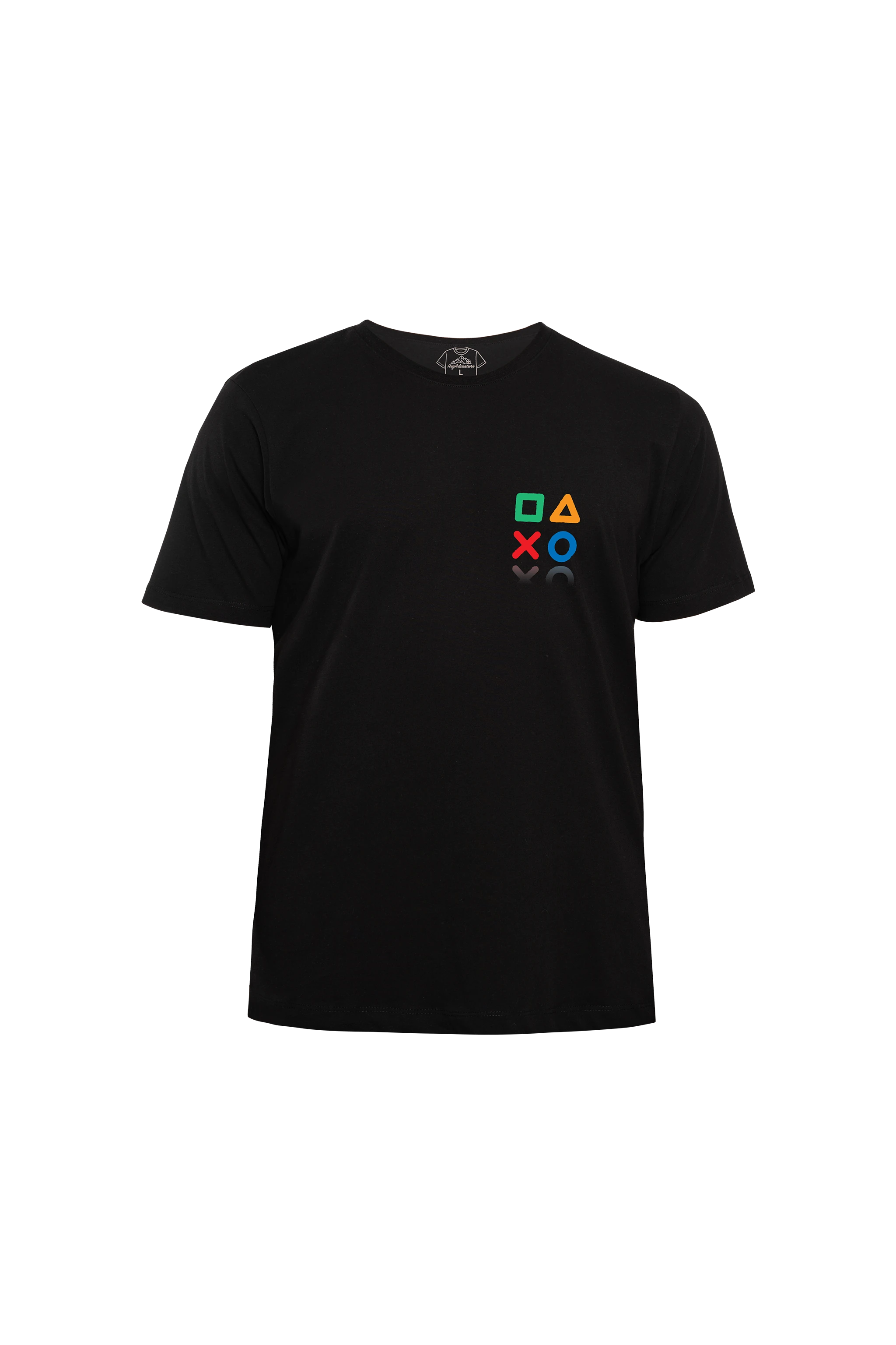 Playstation Controller İkonları Renkli - T-Shirt