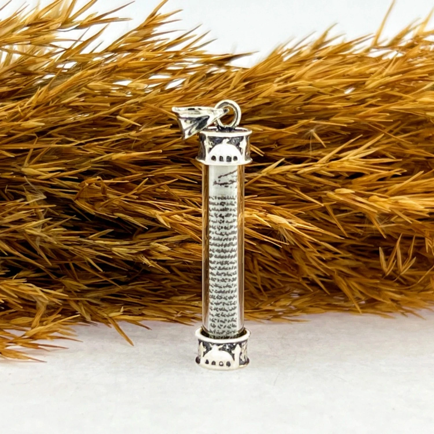 CAMİ FİGÜRLÜ 925 AYAR GÜMÜŞ CEVŞEN KOLYE