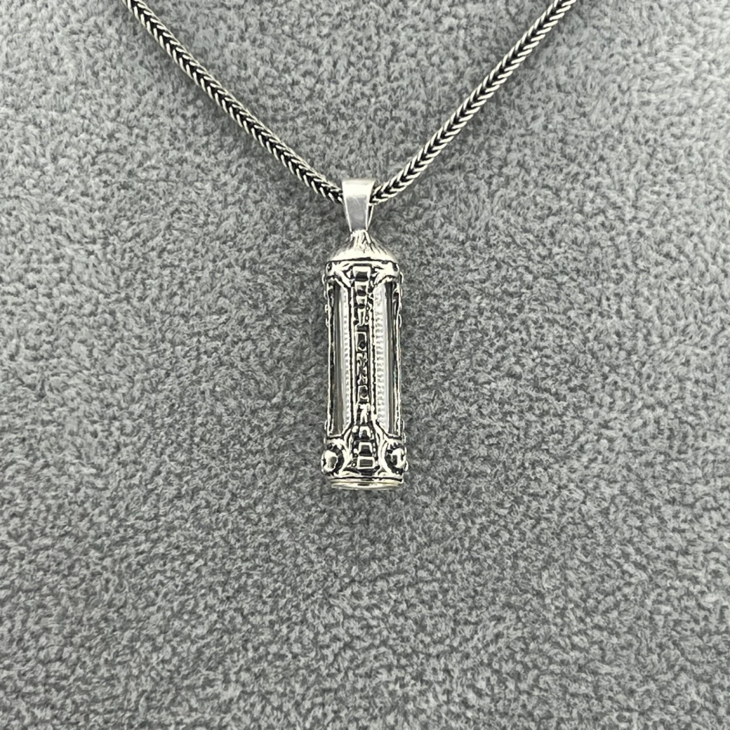 925 AYAR GÜMÜŞ GÖZ TASARIM CEVŞEN KOLYE