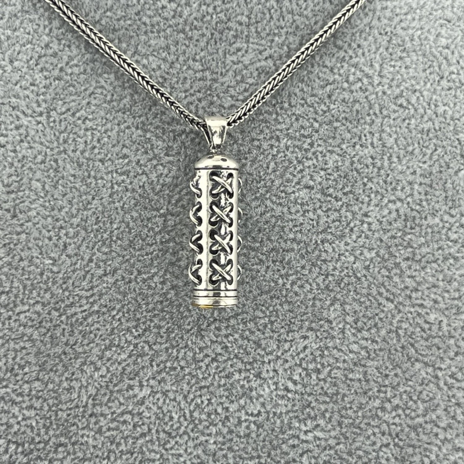 925 AYAR GÜMÜŞ DÜĞÜM FİGÜR CEVŞEN KOLYE