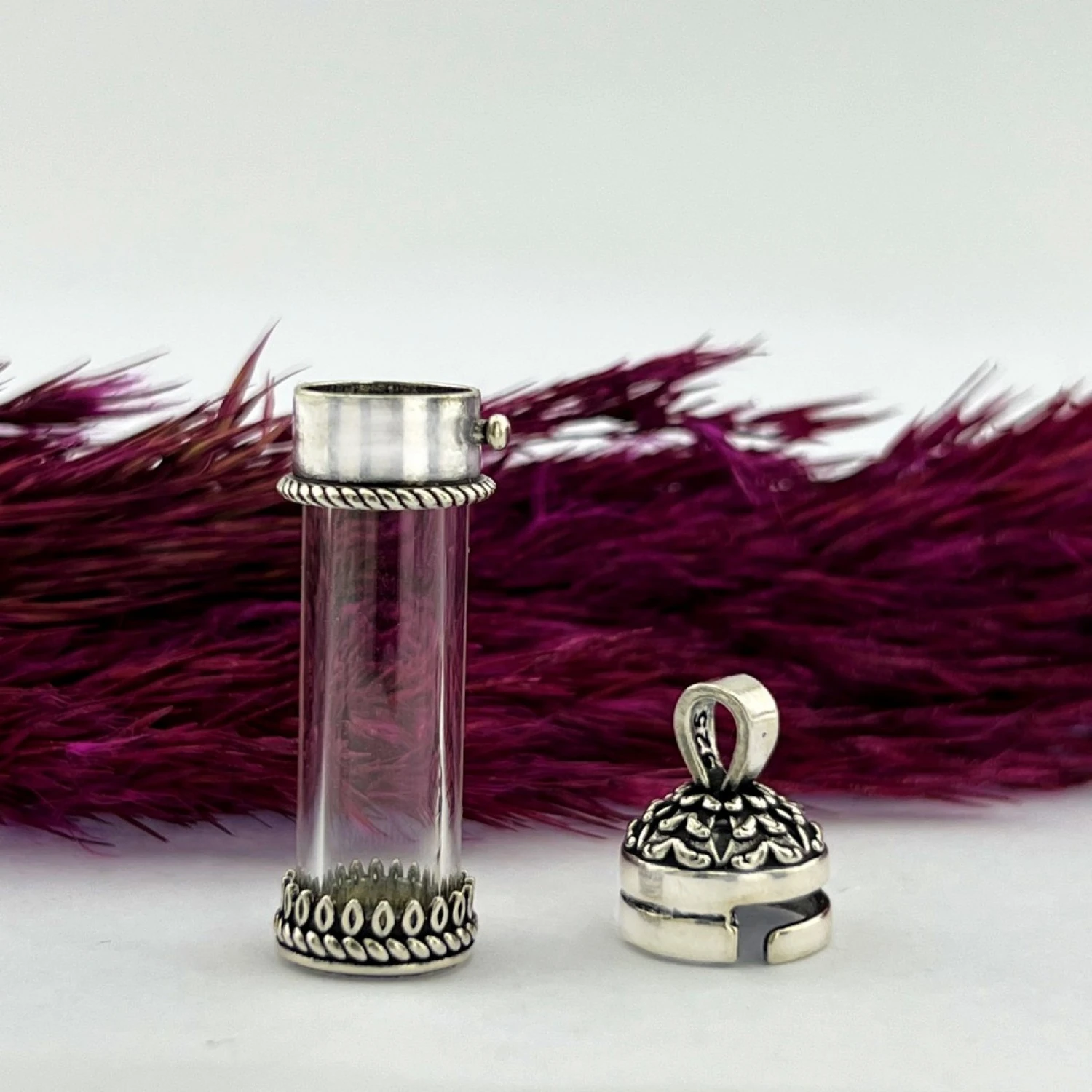 925 Ayar Gümüş Kolye Açılır Kapanır Özel Tasarım