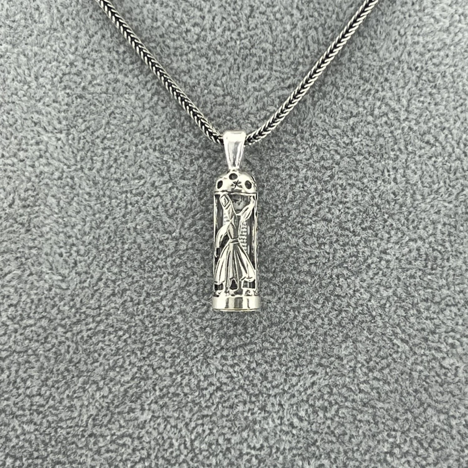 Mevlana Tasarım 925 Ayar Gümüş Cevşen Kolye