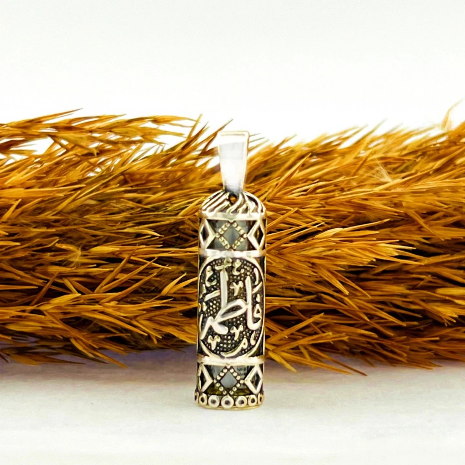 925 AYAR GÜMÜŞ FATMANIN ELİ CEVŞEN KOLYE