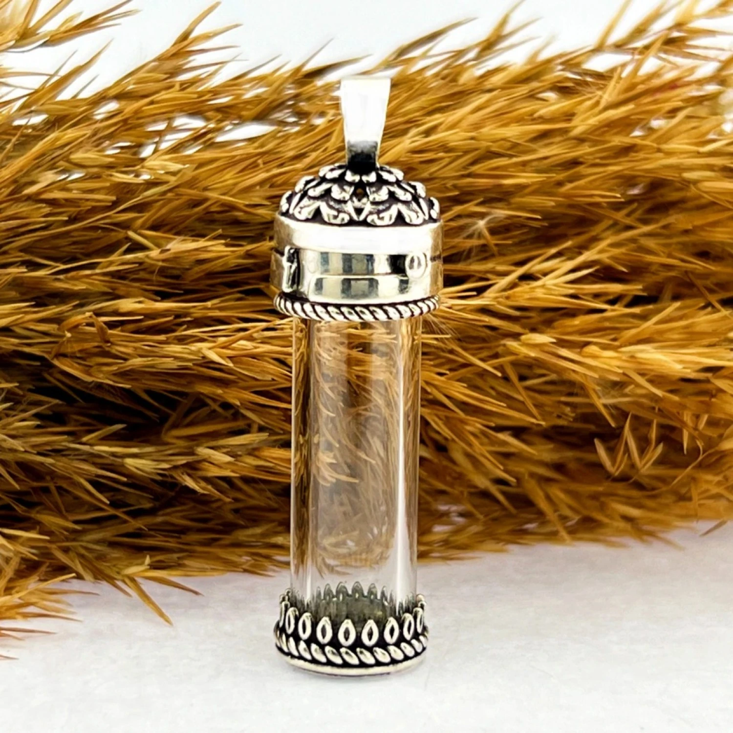 925 Ayar Gümüş Kolye Açılır Kapanır Özel Tasarım