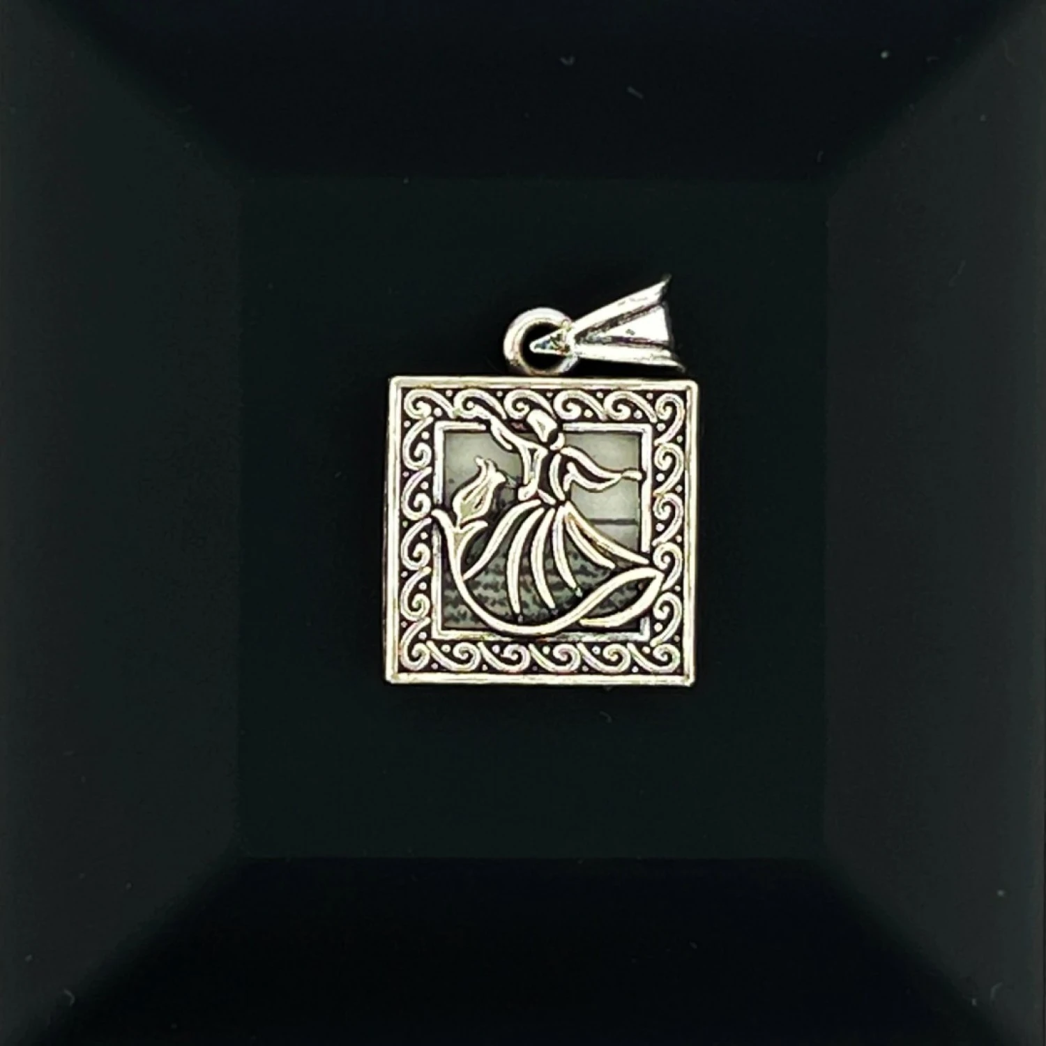 925 AYAR MEVLANA TASARIM GÜMÜŞ CEVŞEN KOLYE