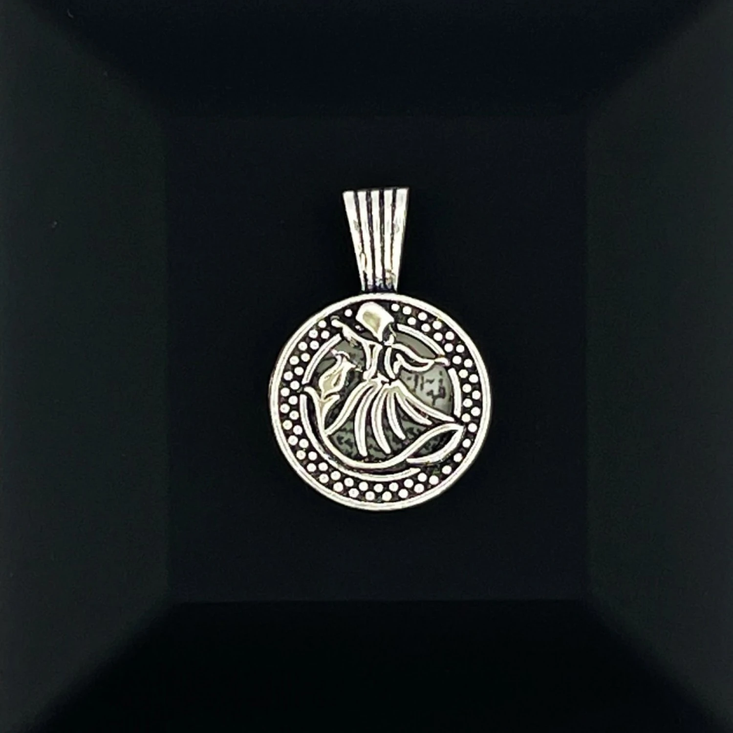 925 AYAR MEVLANA TASARIM GÜMÜŞ CEVŞEN KOLYE