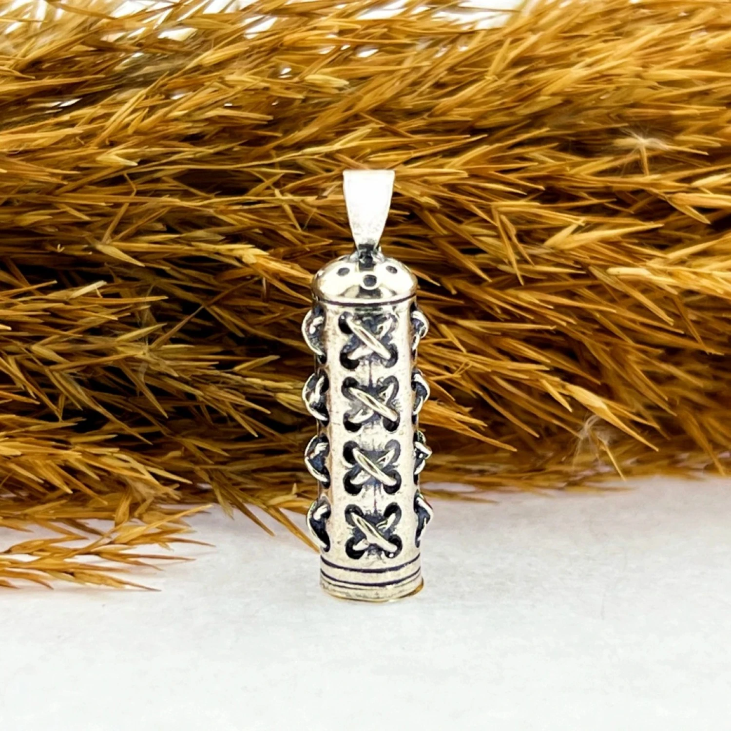 925 AYAR GÜMÜŞ DÜĞÜM FİGÜR CEVŞEN KOLYE