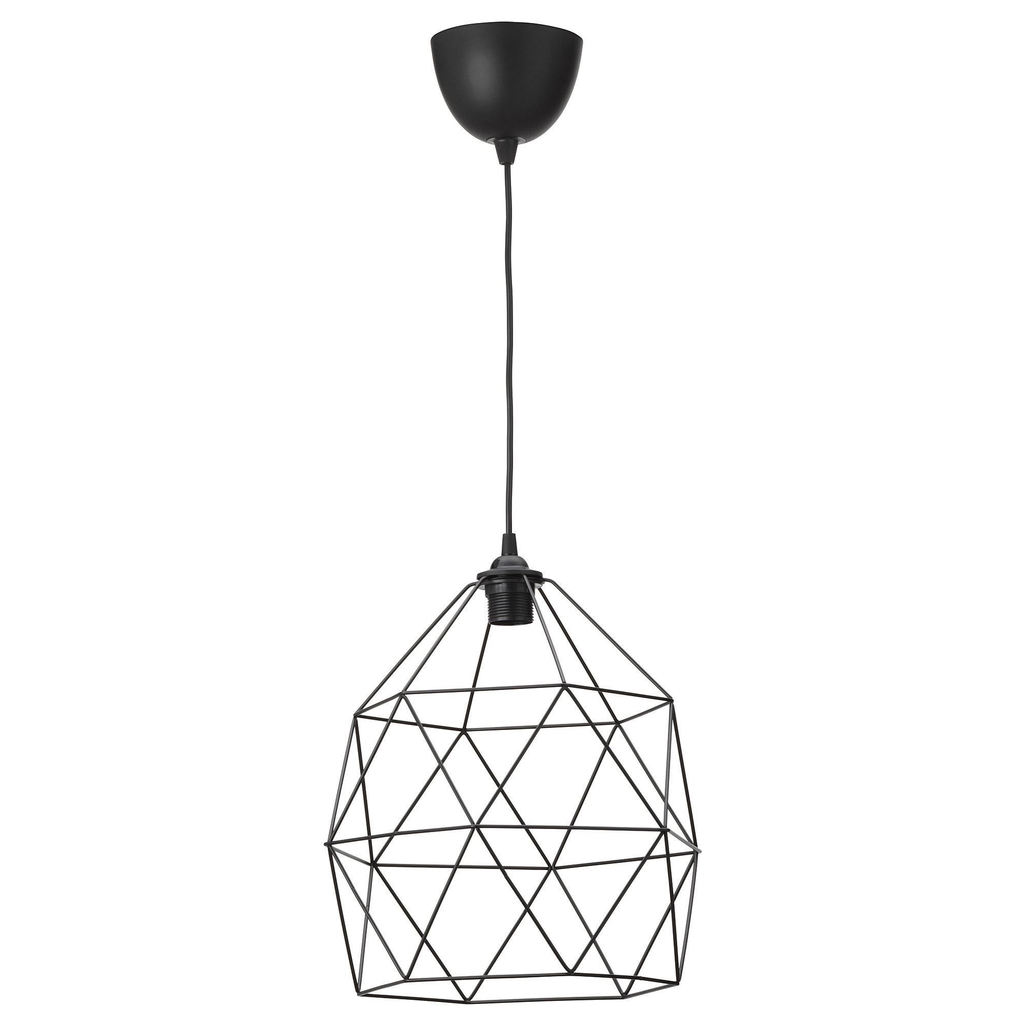 Sarkıt lamba, siyah, 30 cm