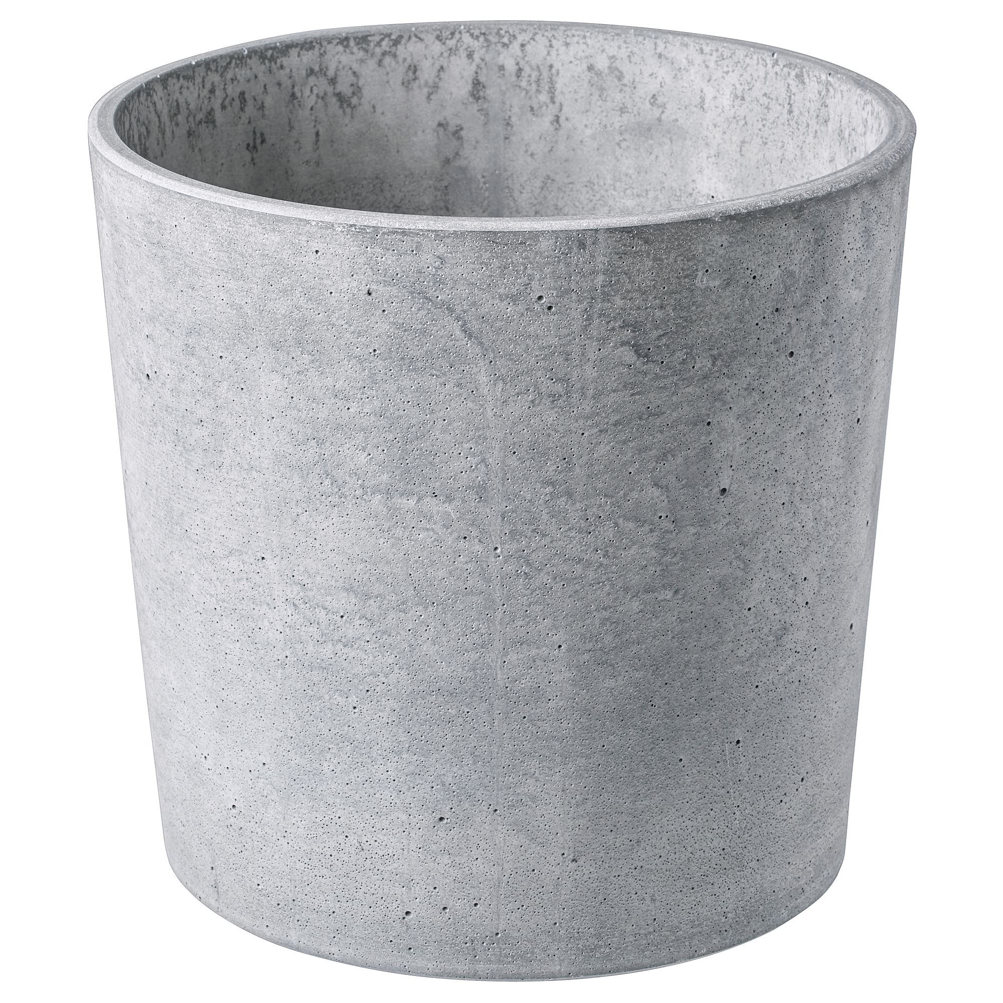 Beton saksı, açık gri, 19 cm, iç/dış mekan
