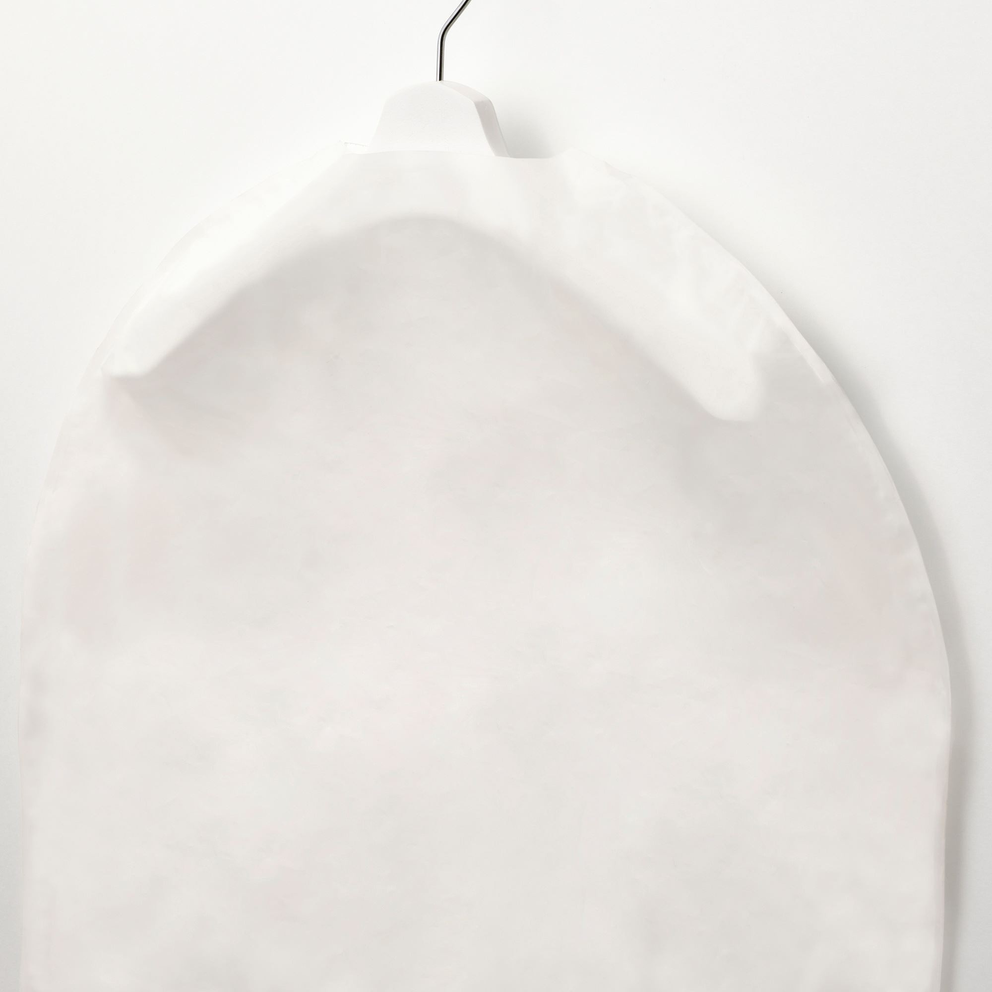Elbise kılıfı, beyaz-şeffaf, 105x60 cm