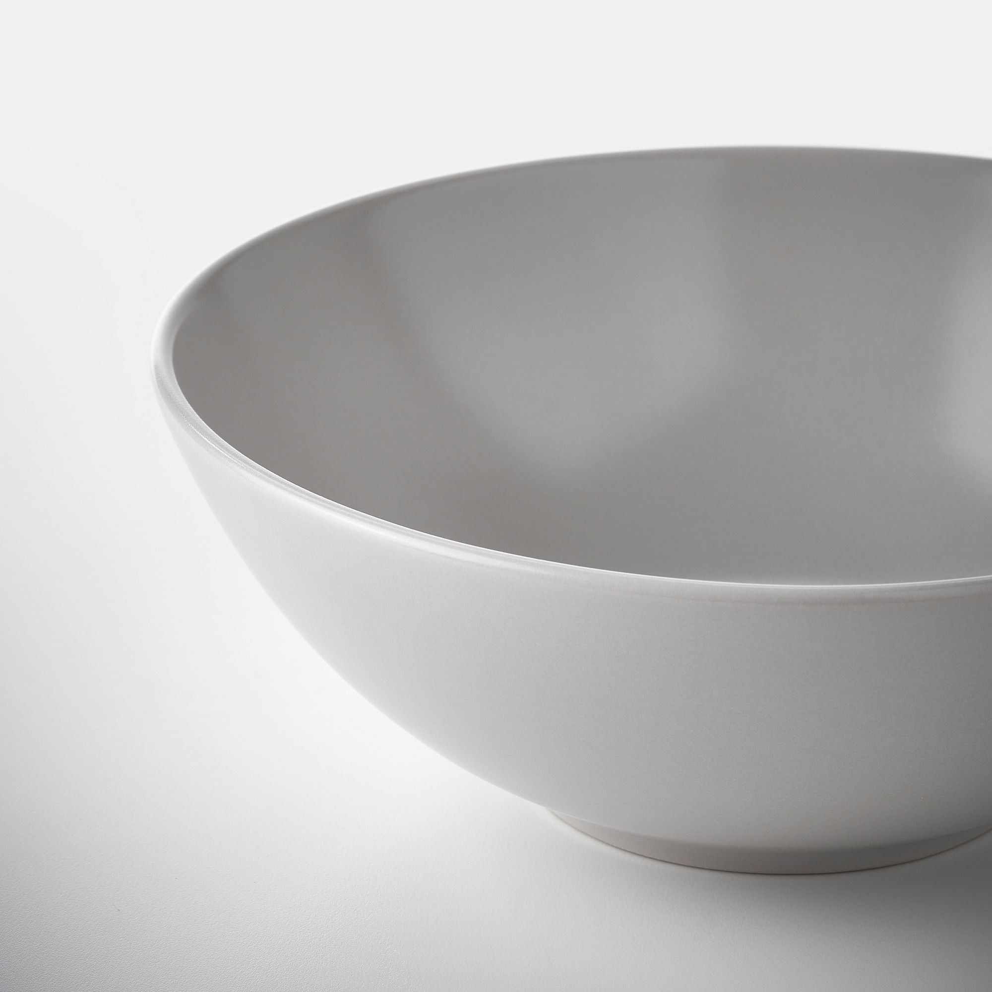 Kase seti, mat açık gri, 16 cm, 4 adet