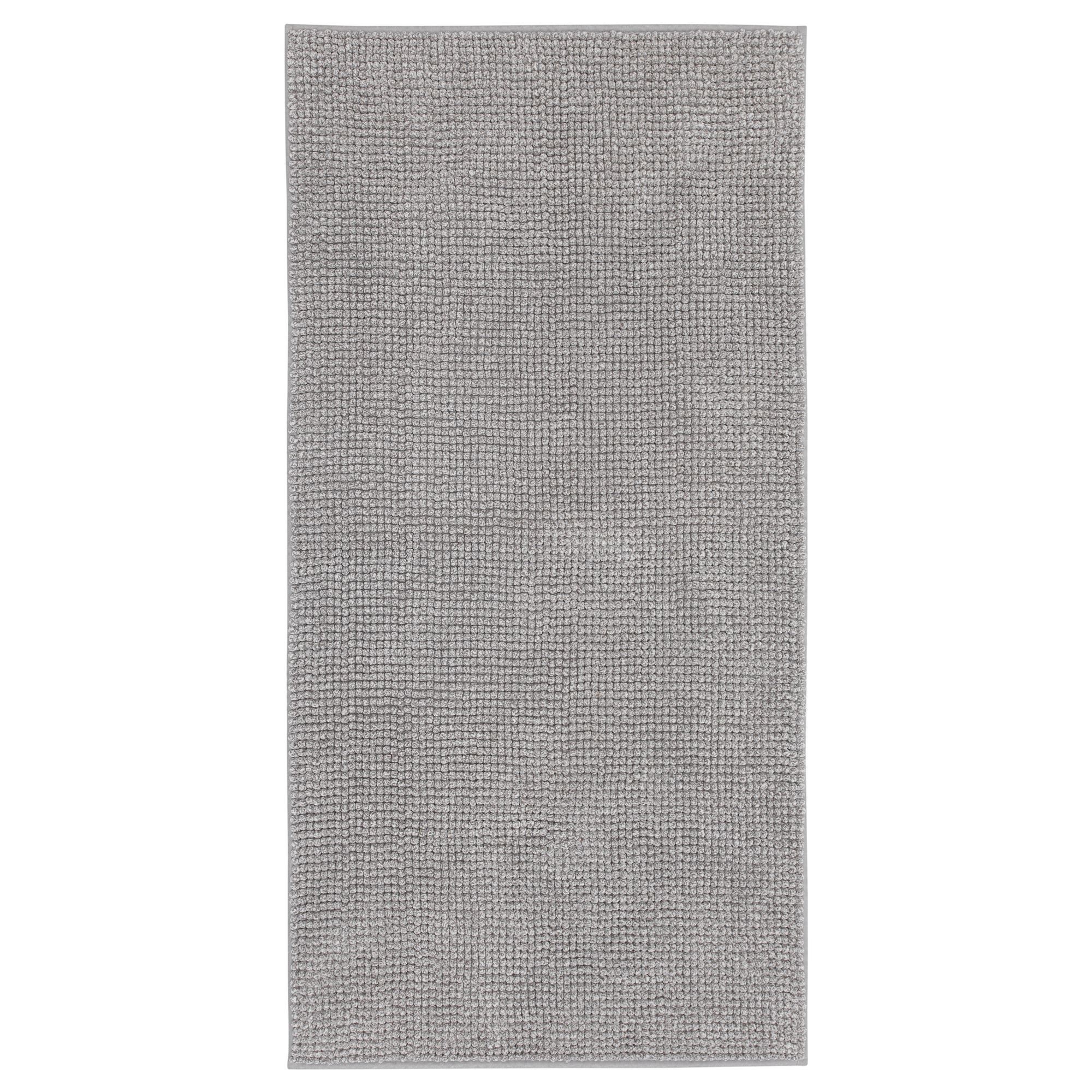 Banyo paspası, gri-beyaz, 60x120 cm