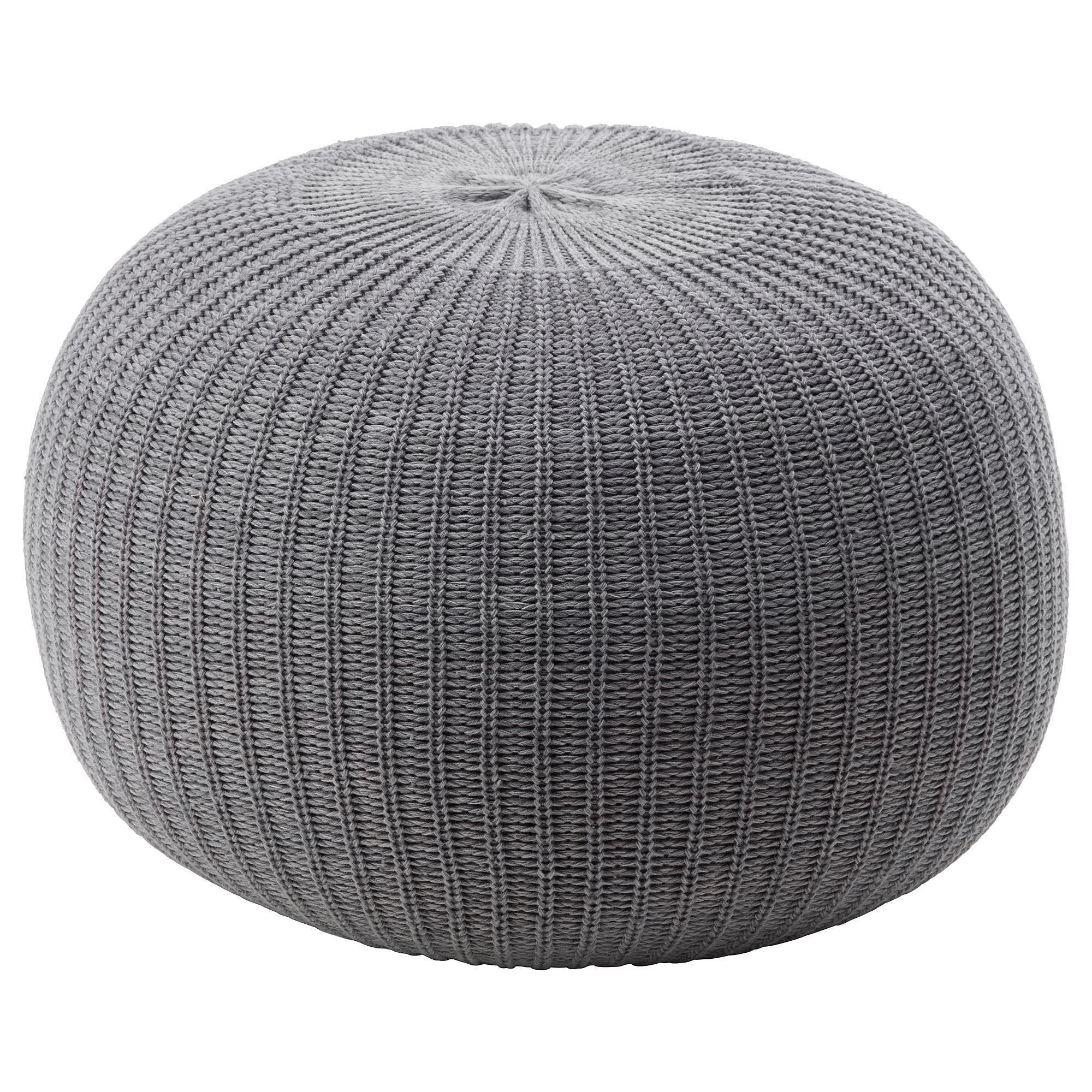Puf, gri, 56 cm