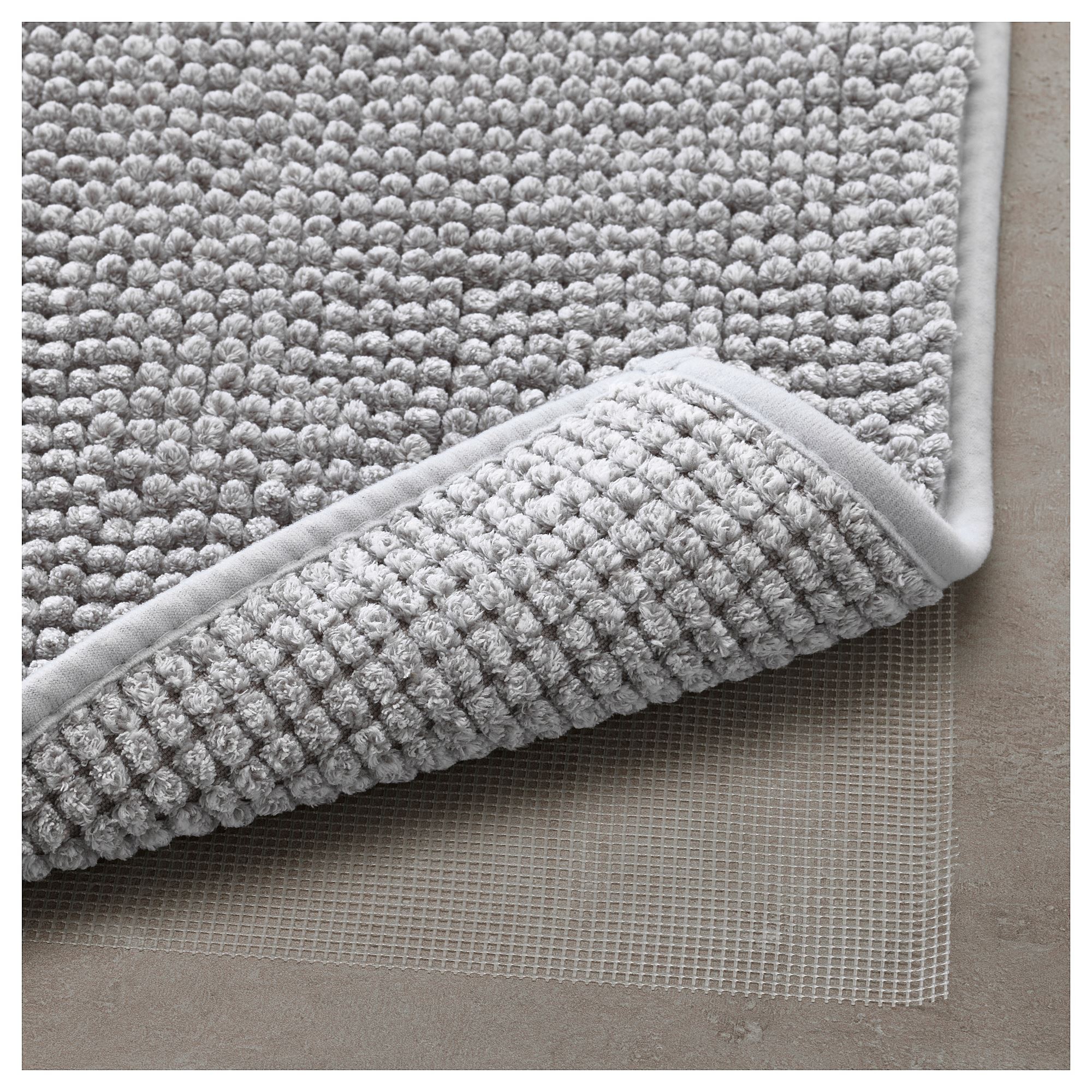 Banyo paspası, gri-beyaz, 50x80 cm