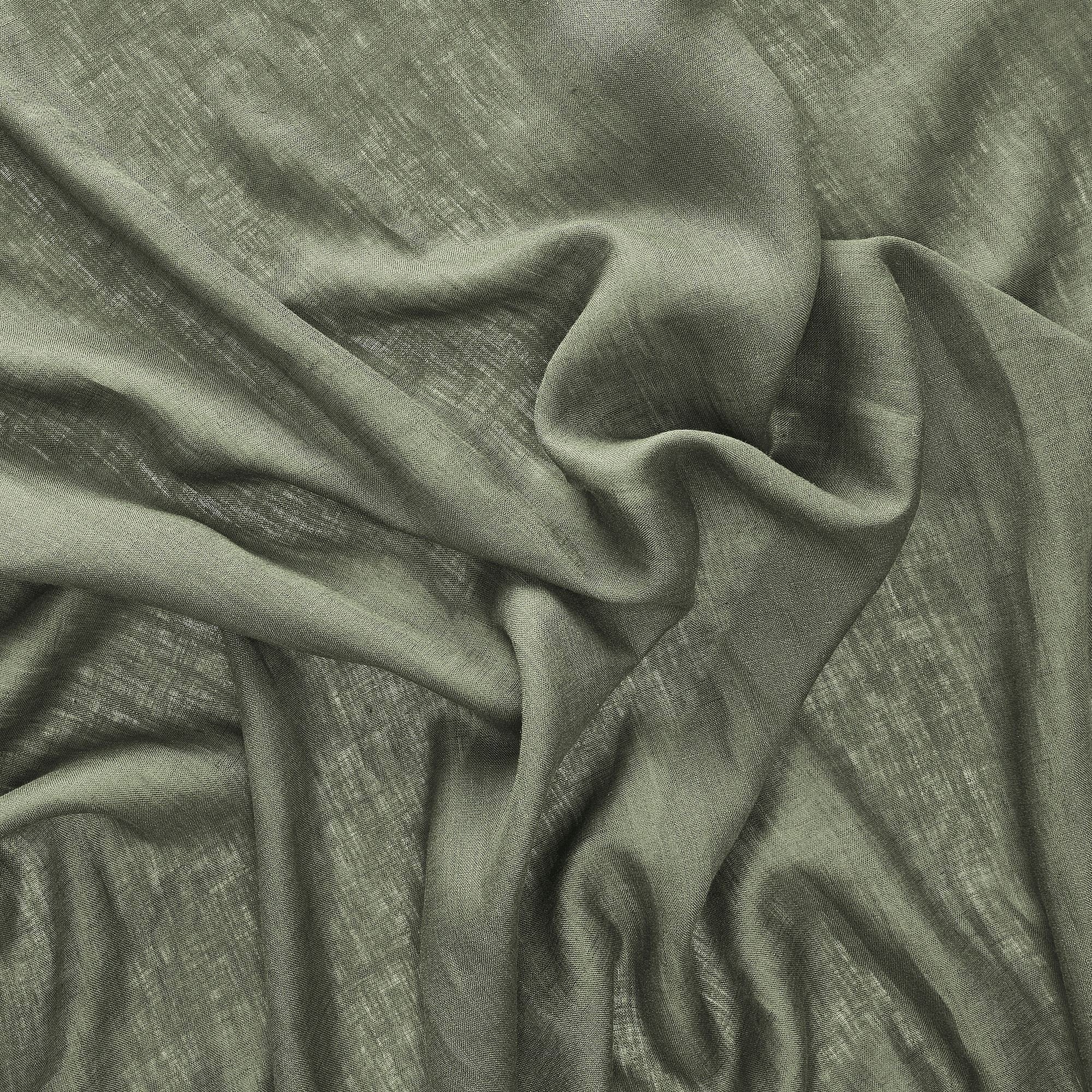 Fon perde/2 kanat, gri-yeşil, 145x300 cm
