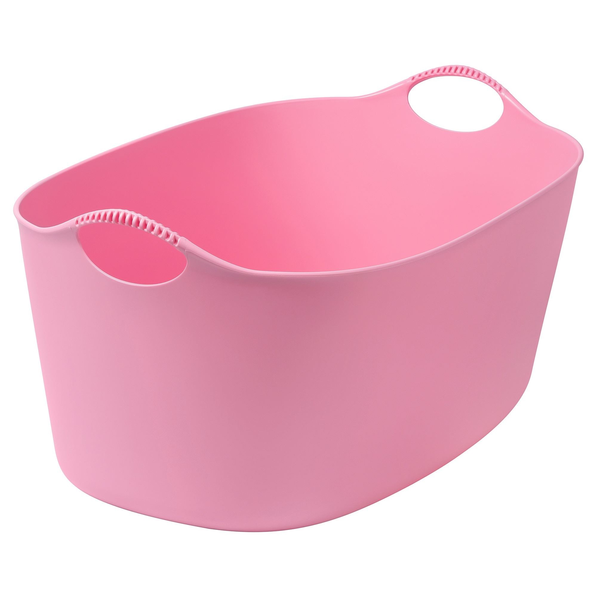 Çamaşır sepeti, pembe, 35 lt