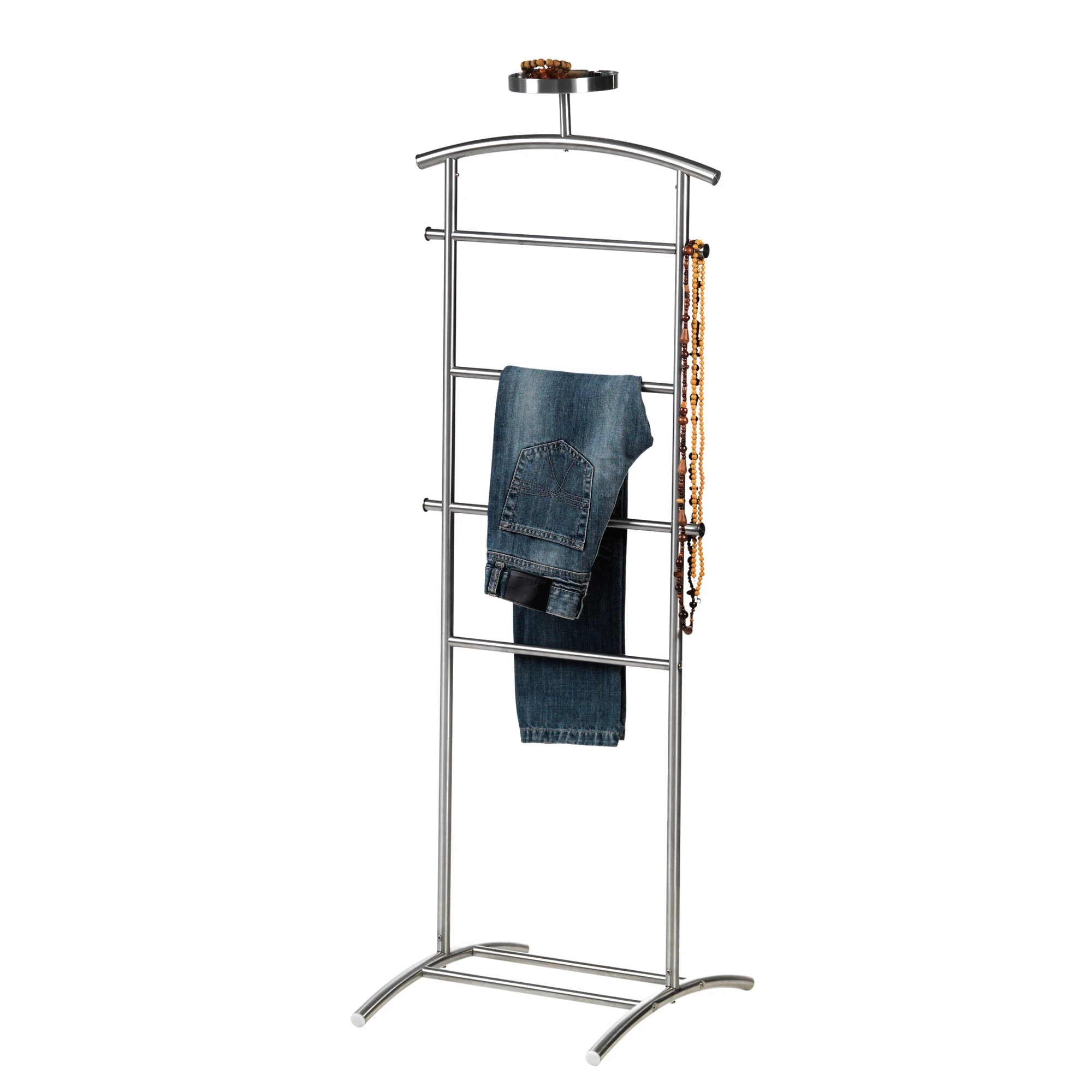 Ayaklı askılık, paslanmaz çelik, 46x128 cm