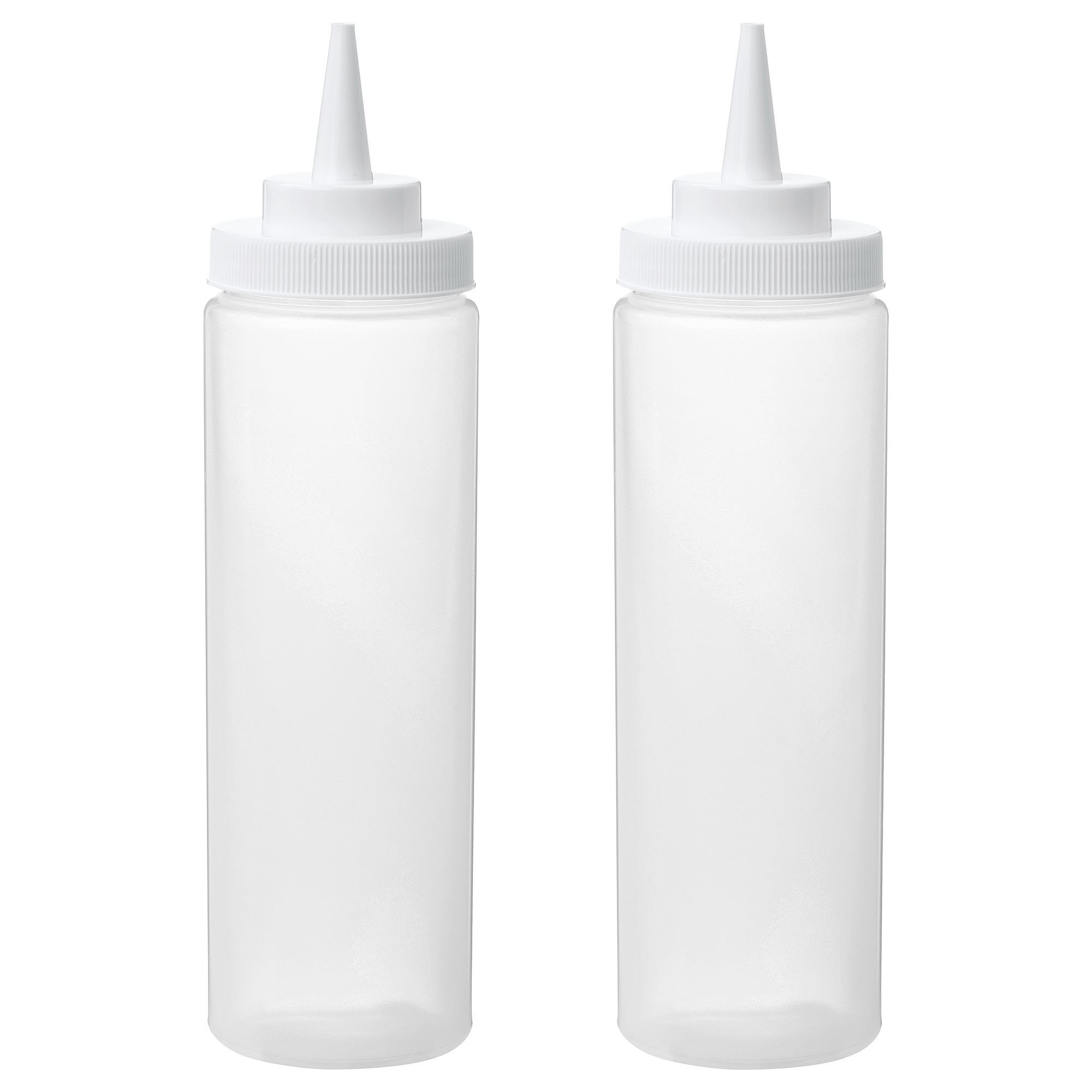 Sos şişesi, şeffaf, 330 ml, 2 adet
