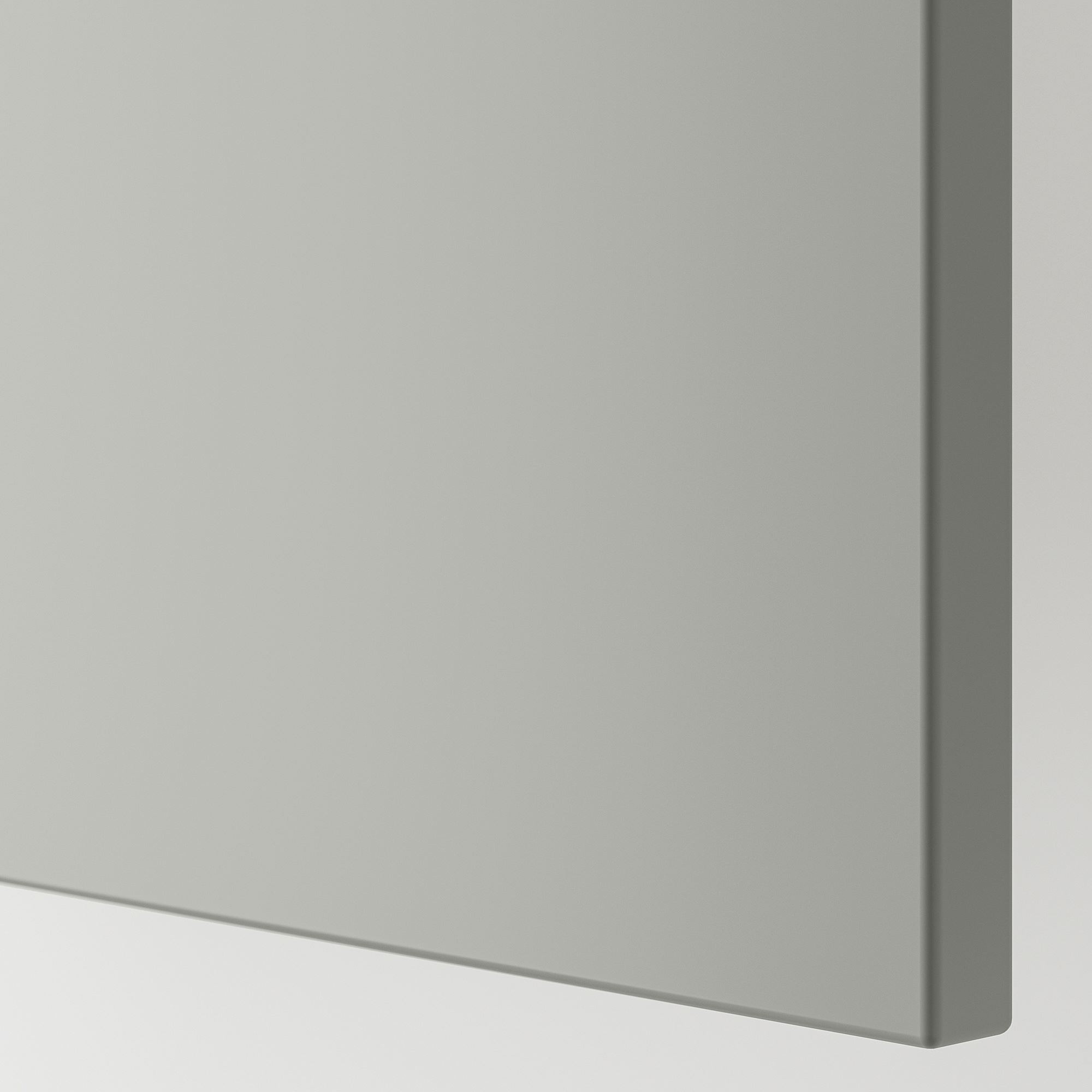 Mutfak duvar dolabı, HAVSTORP açık gri, 60x100 cm, 1 kapaklı
