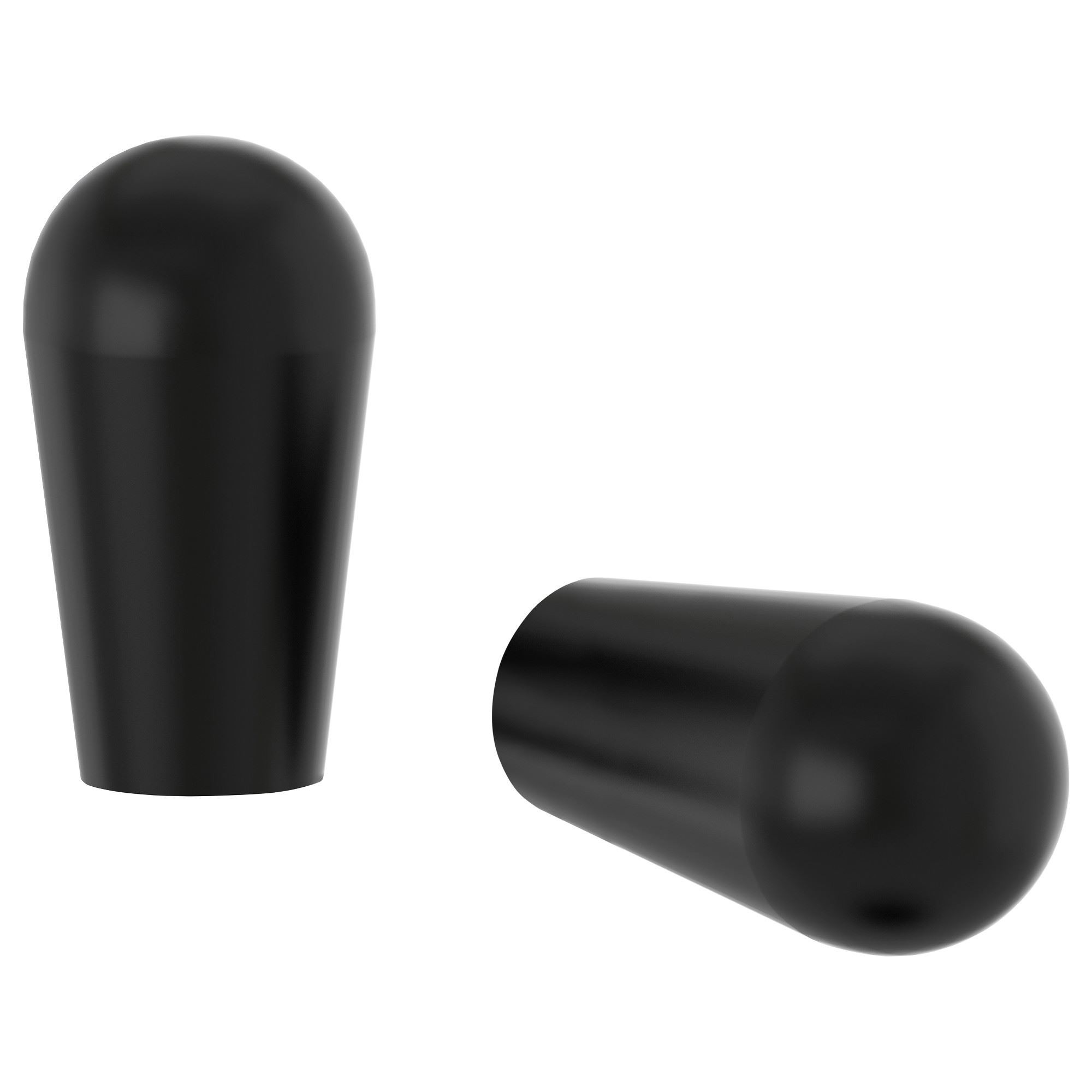 Topuz, siyah, 13 mm, 2 adet