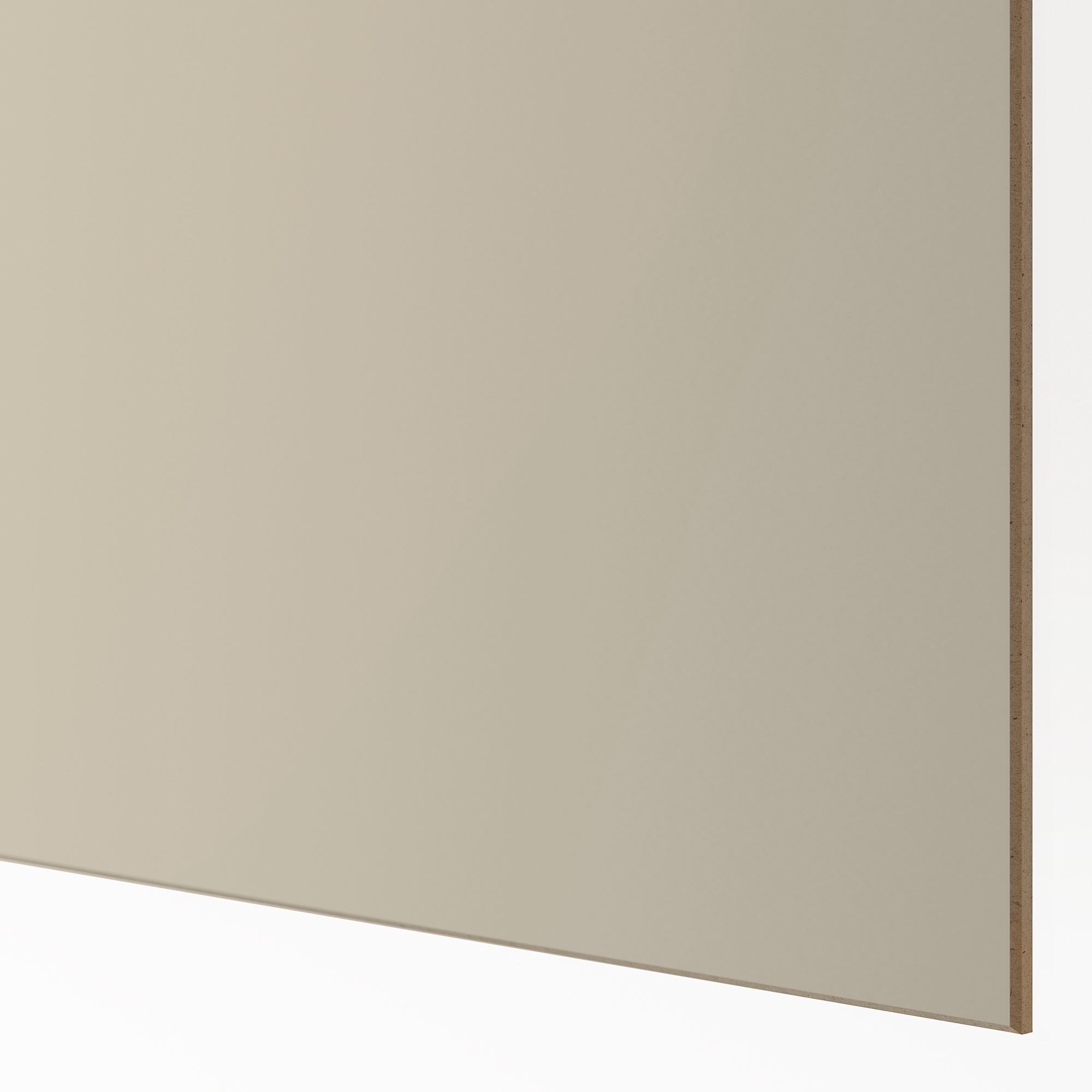 Sürgü kapak paneli, koyu gri-bej, 75x236 cm, çift taraflı