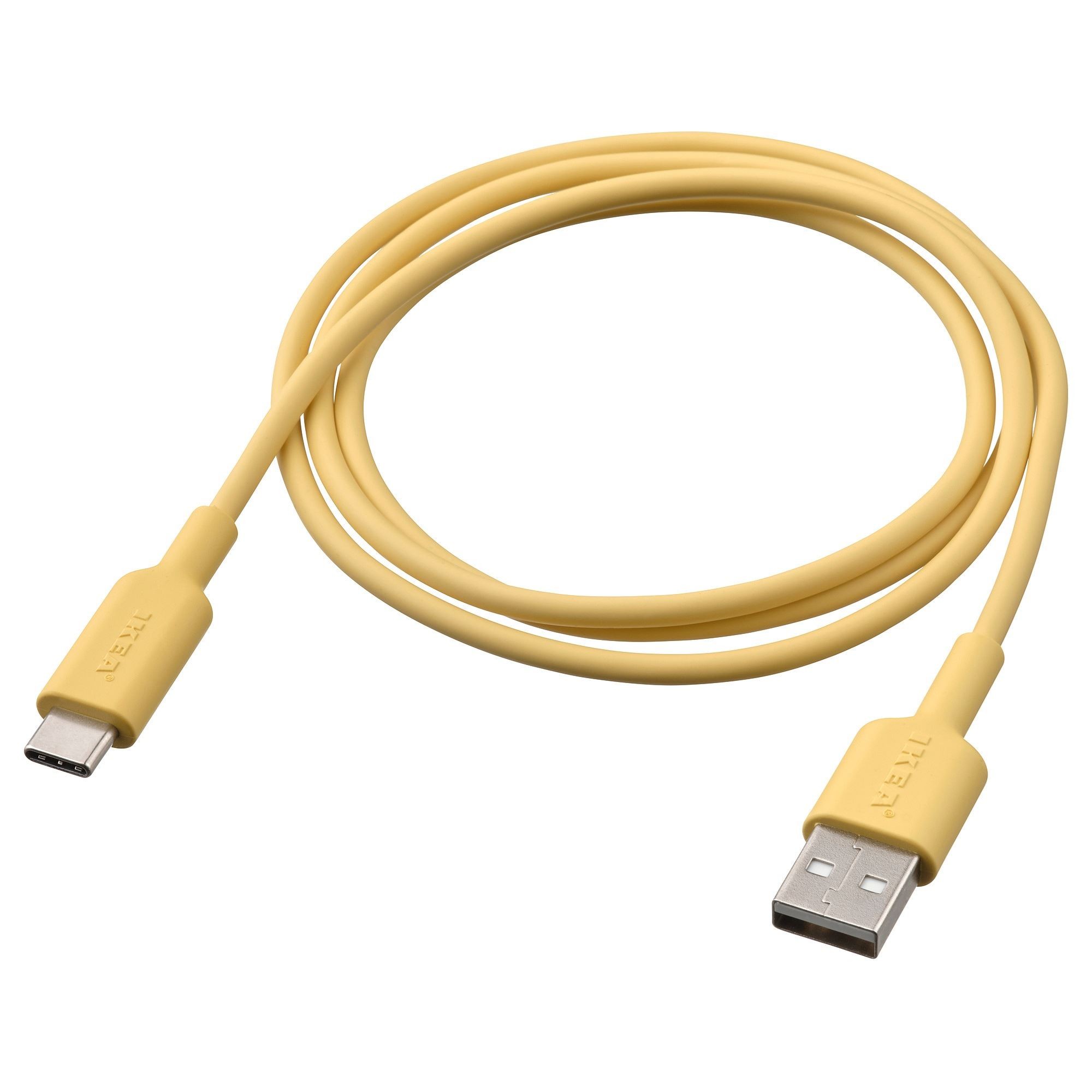 USB-C - USB kablo, açık sarı, 1 m