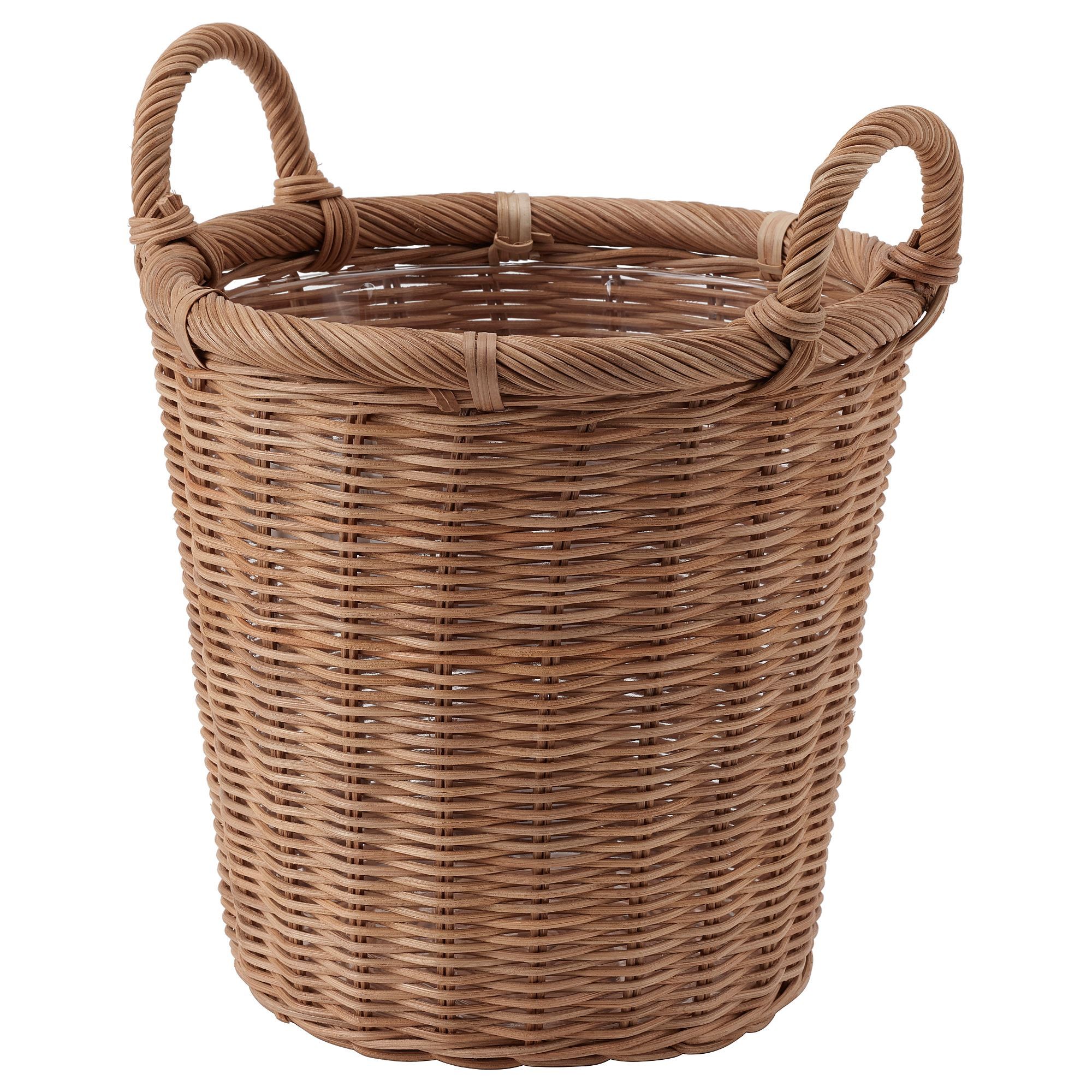 Rattan saksı, rattan, 24 cm