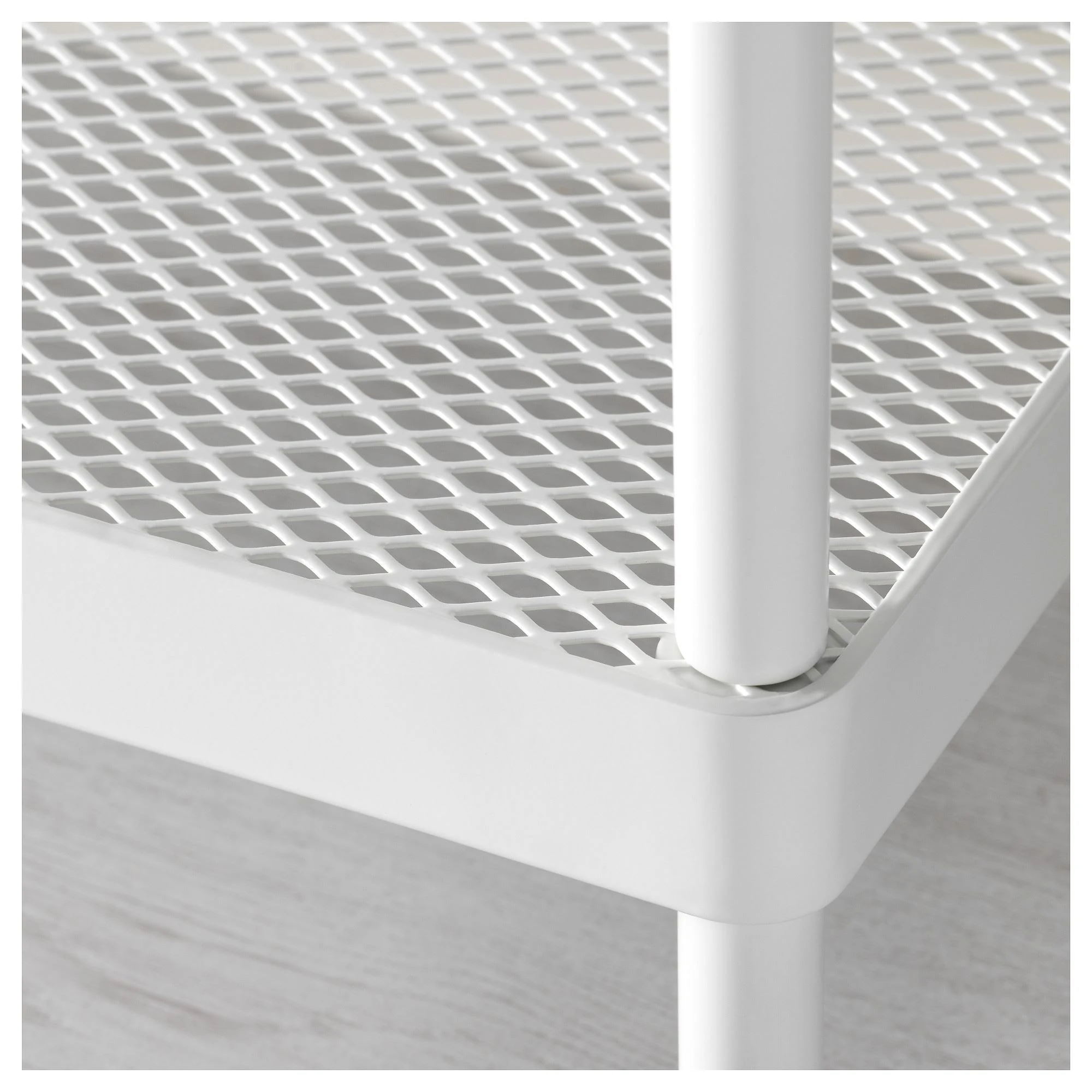 Ayakkabılık, beyaz, 78x32x40 cm