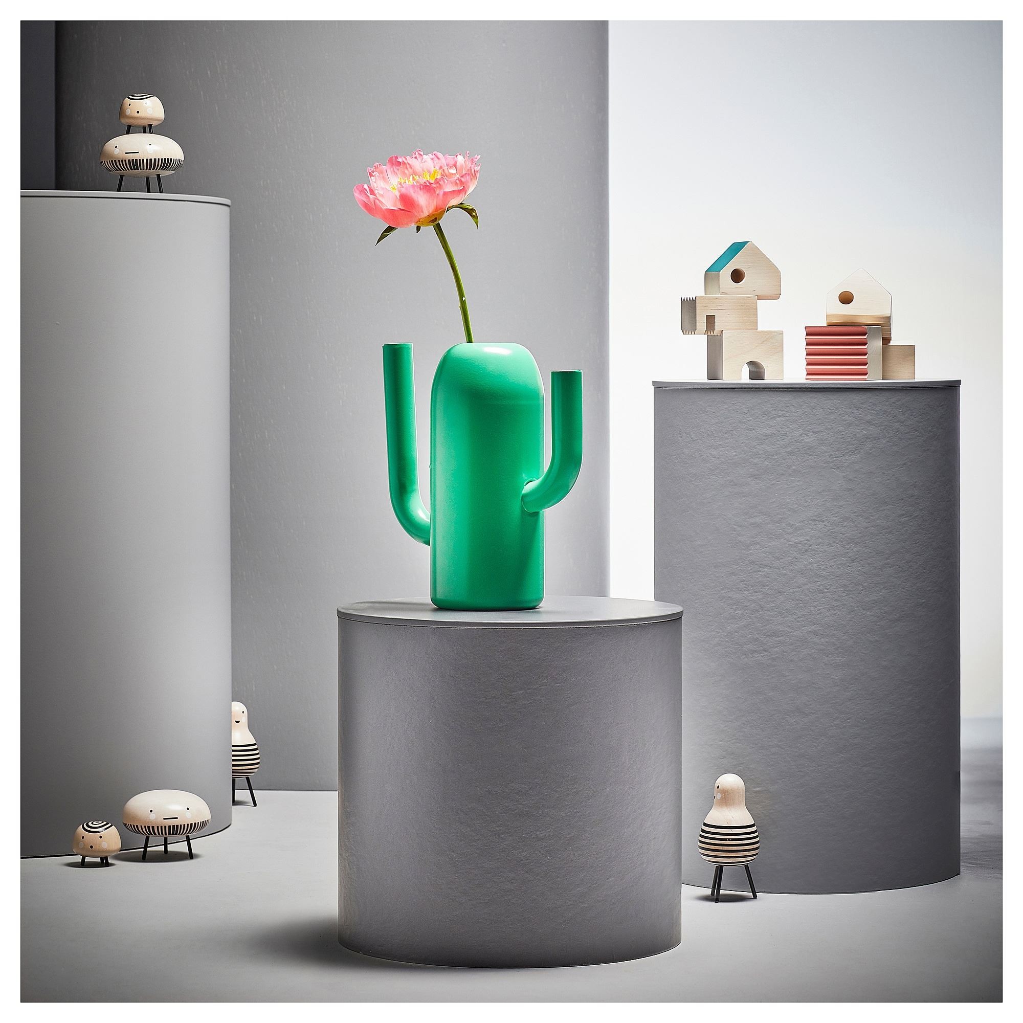 Vazo-sulama kabı, parlak yeşil, 24 cm