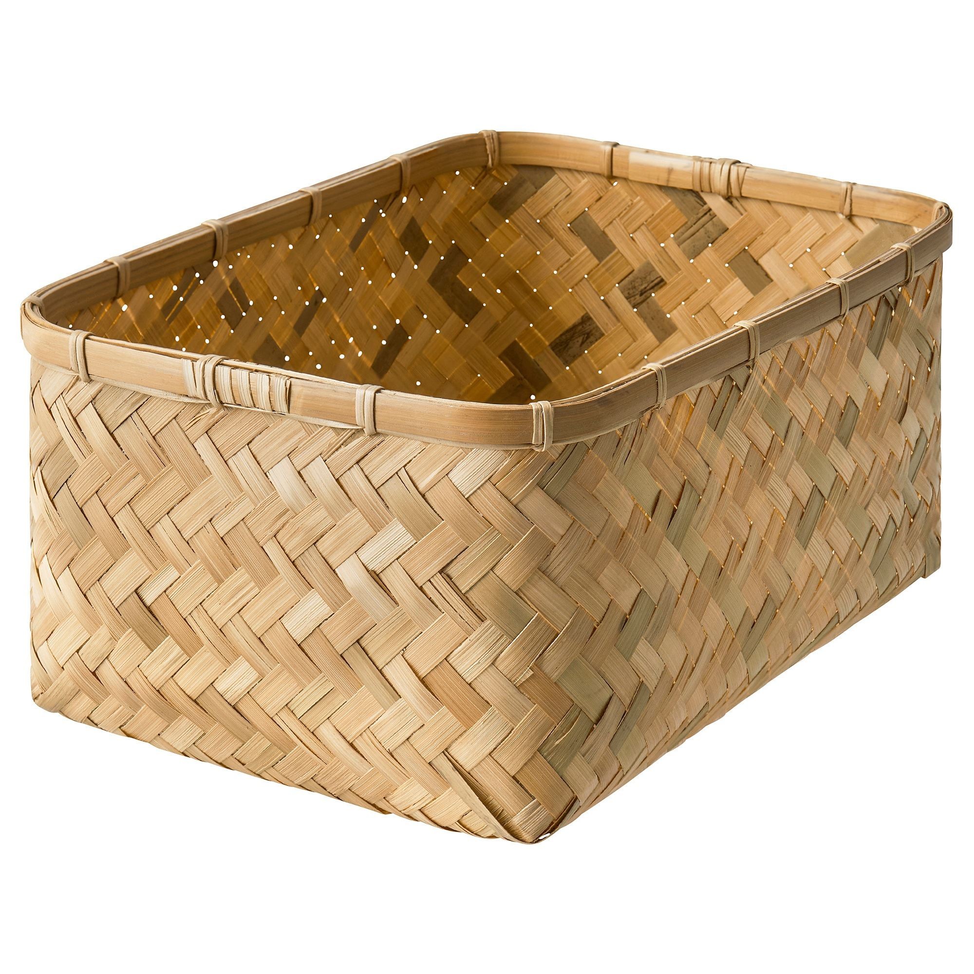 Sepet, bambu, 25x35x18 cm
