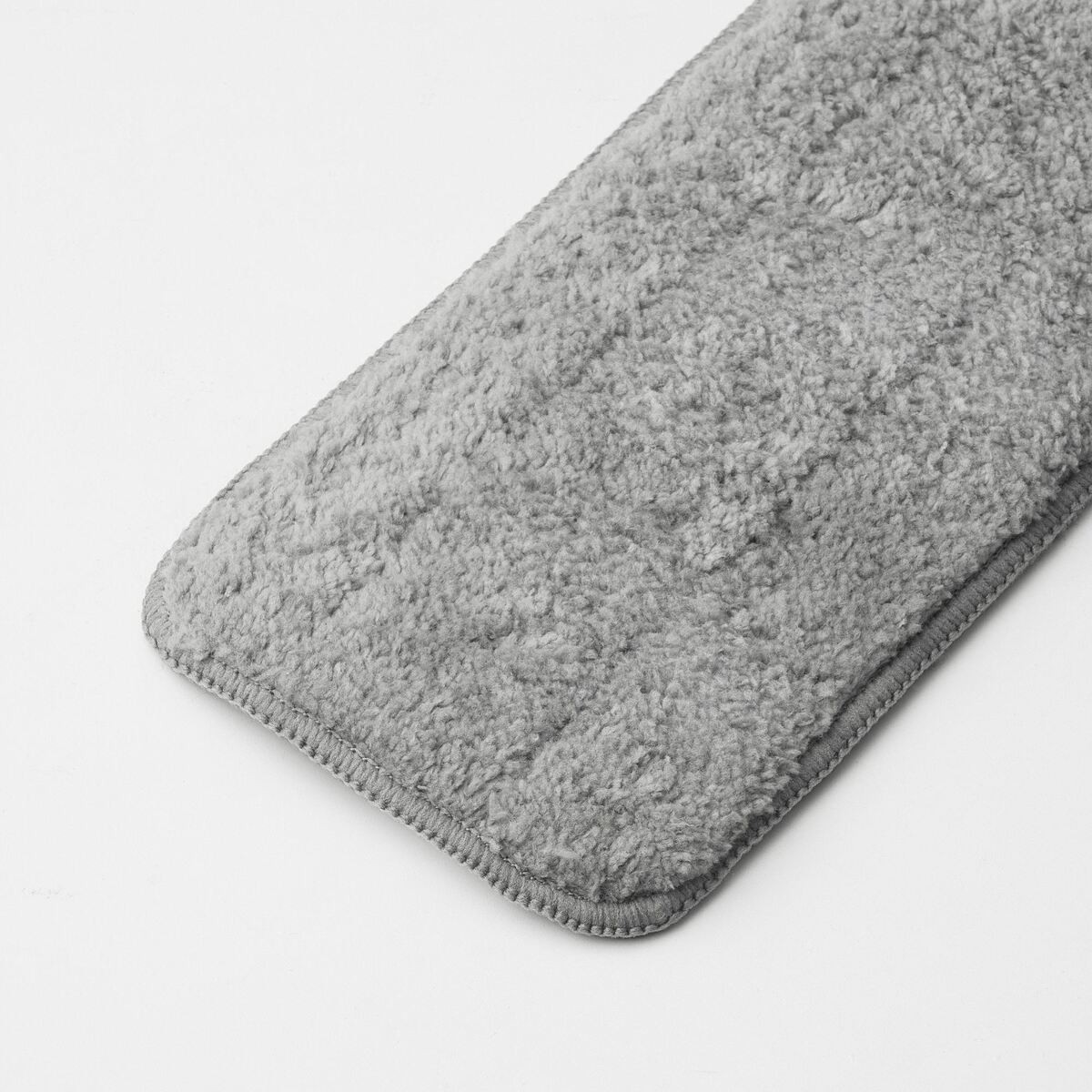 Düz mop için mikrofiber bez, gri, 10x29 cm, 2 adet