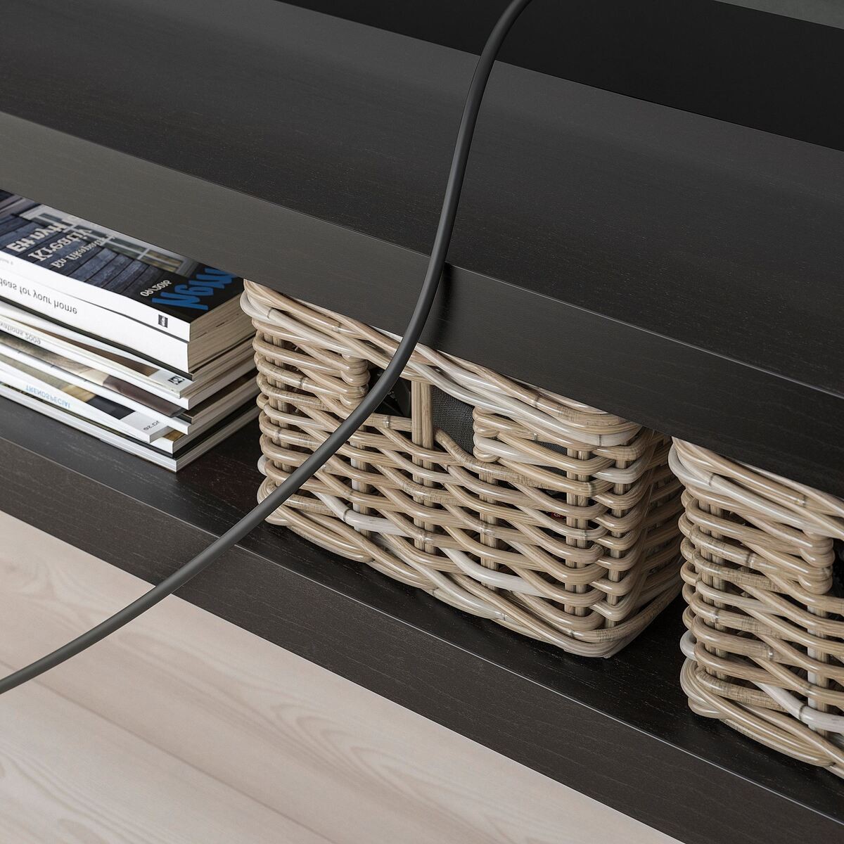Tv sehpası, venge, 120x35x36 cm