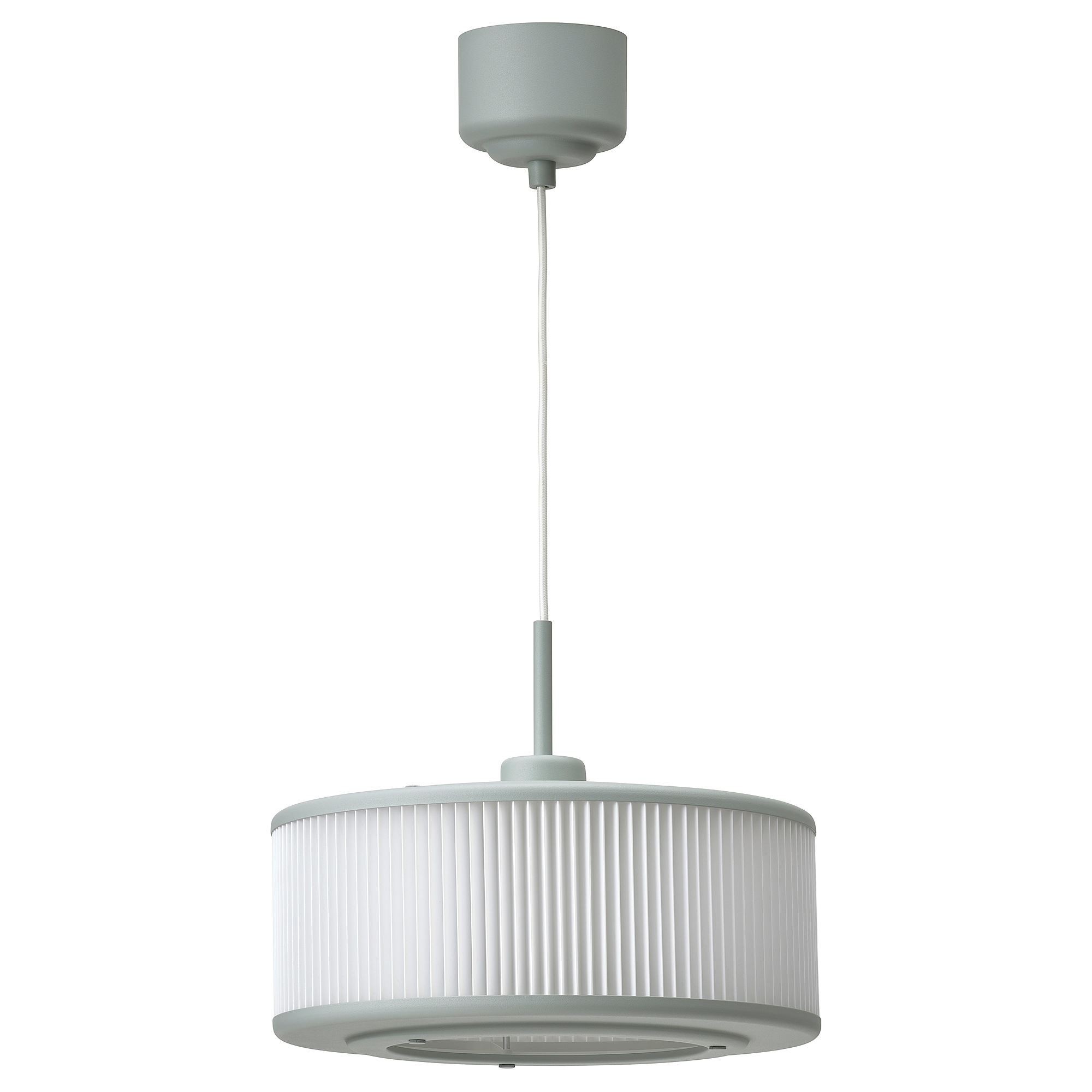 Sarkıt lamba, gri-yeşil, 38 cm