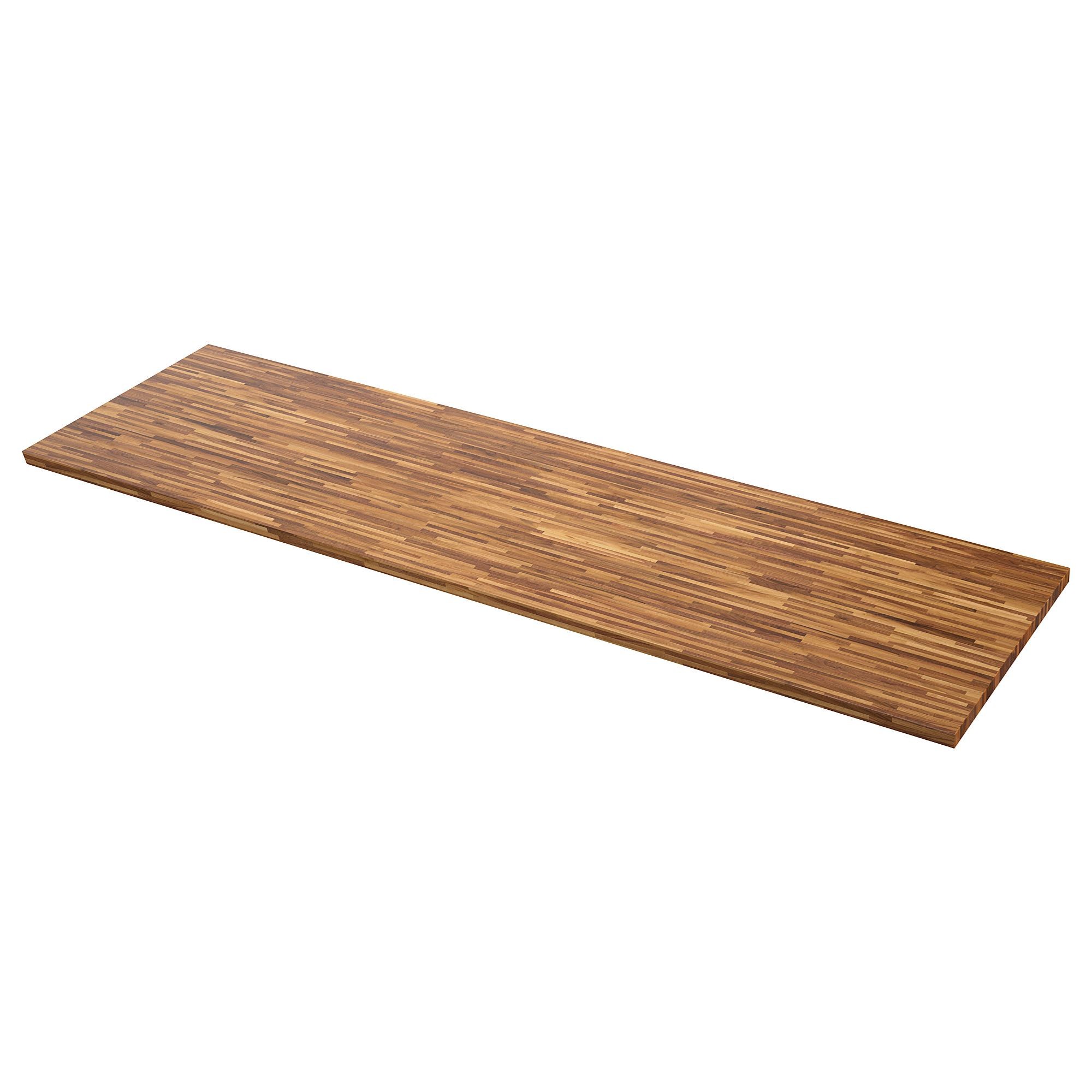 Tezgah, ceviz kaplama, 186x63,5x3,8 cm