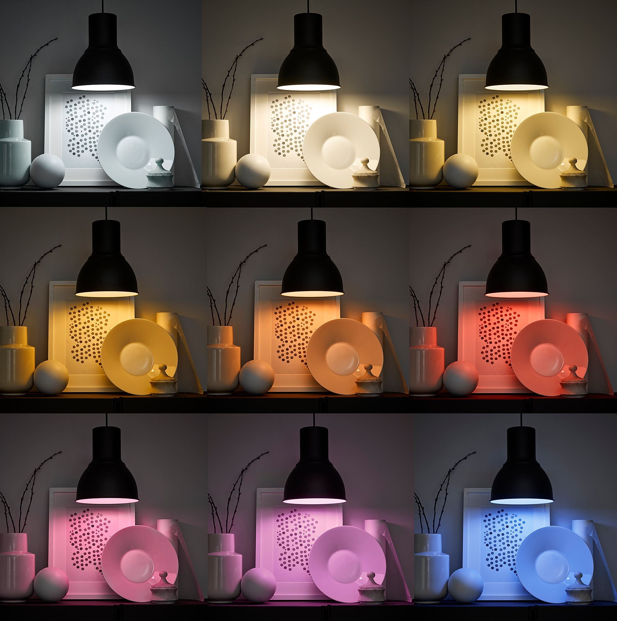 LED ampul E27, Işık rengi: Ayarlanabilir, 806 lm, akıllı kablosuz reosta
