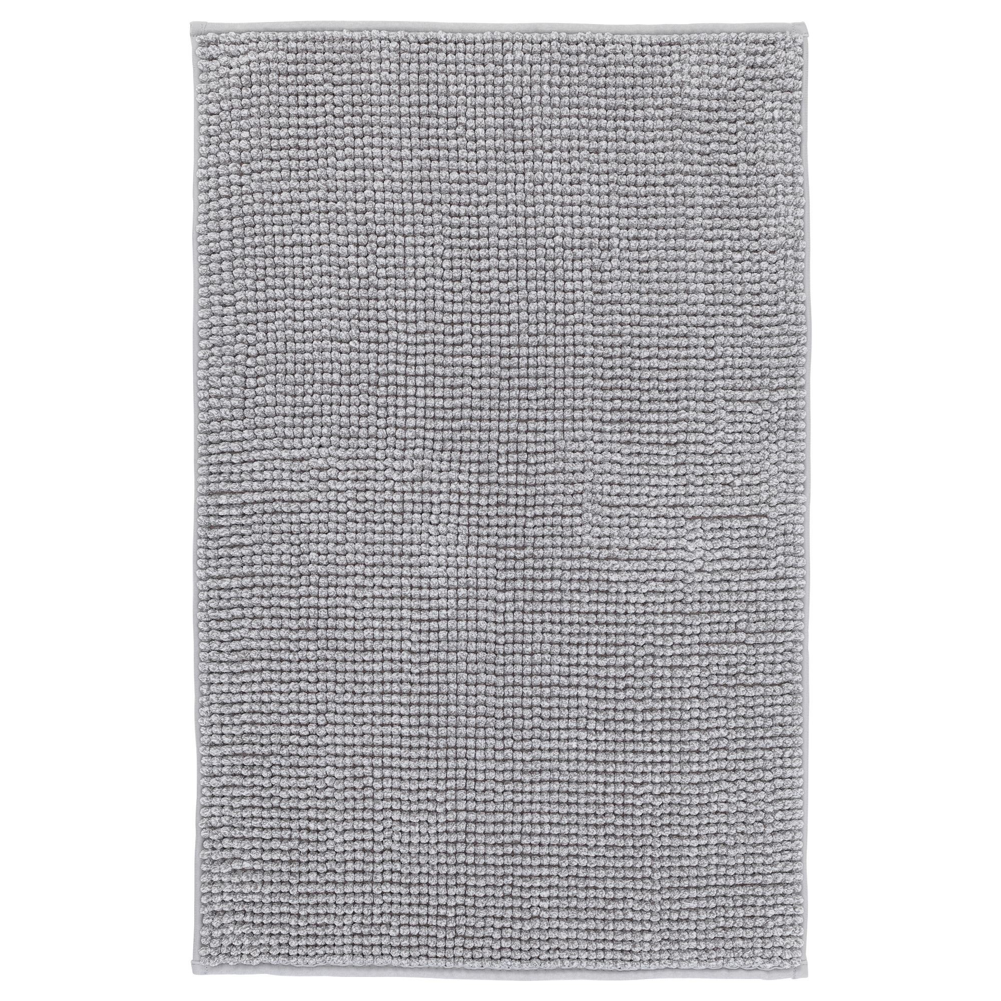 Banyo paspası, gri-beyaz, 50x80 cm