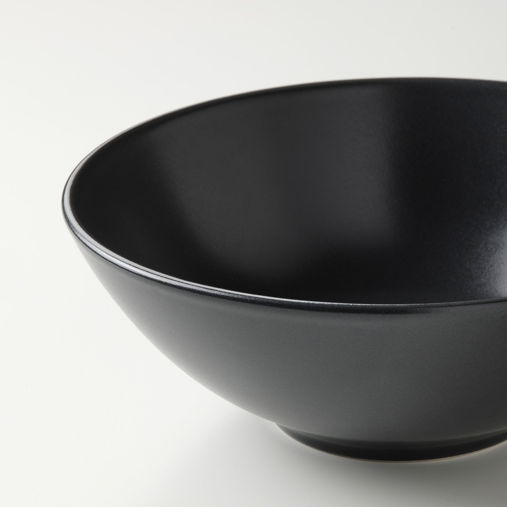 Kase seti, mat koyu gri, 16 cm, 4 adet