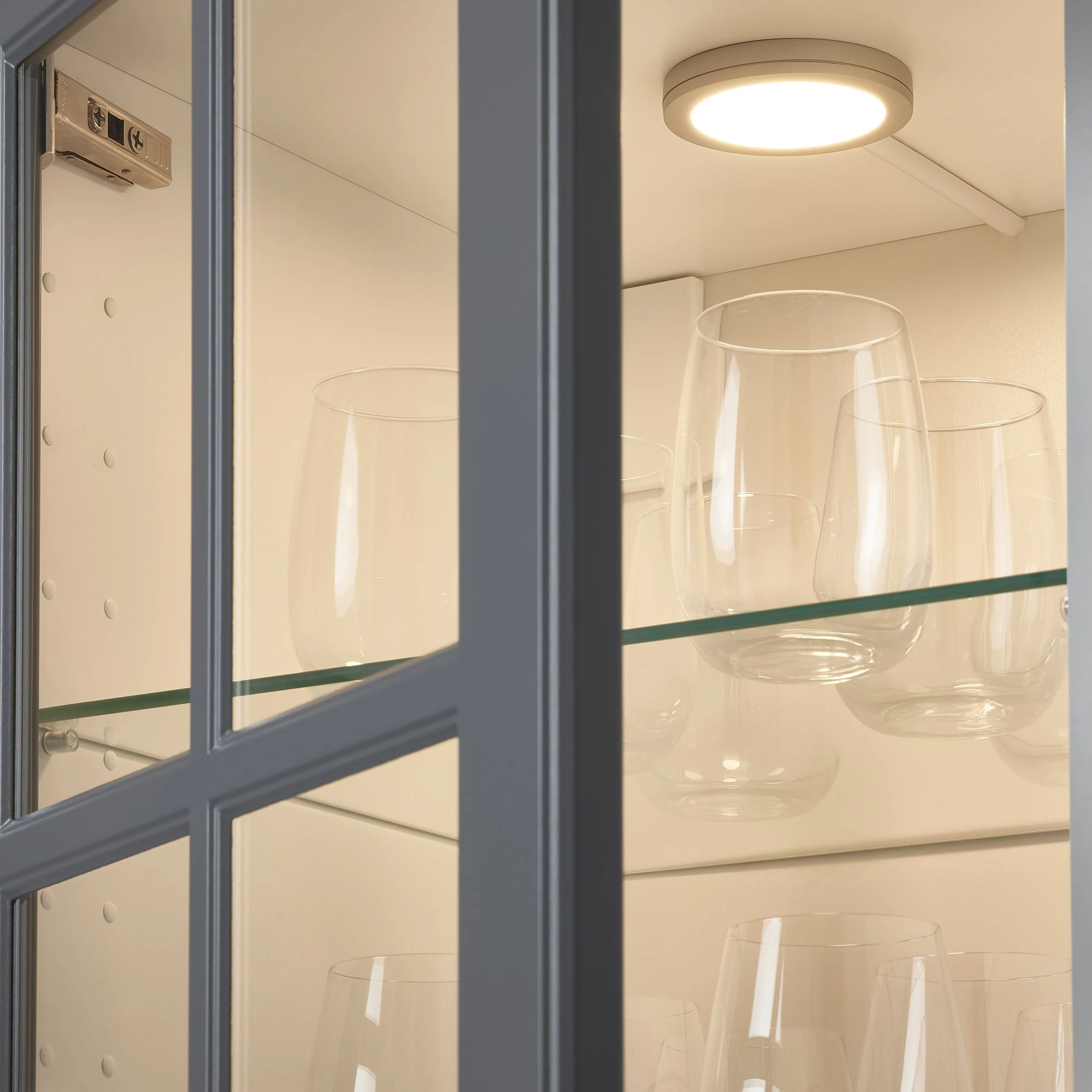 LED'li spot lamba, alüminyum rengi, reostalı