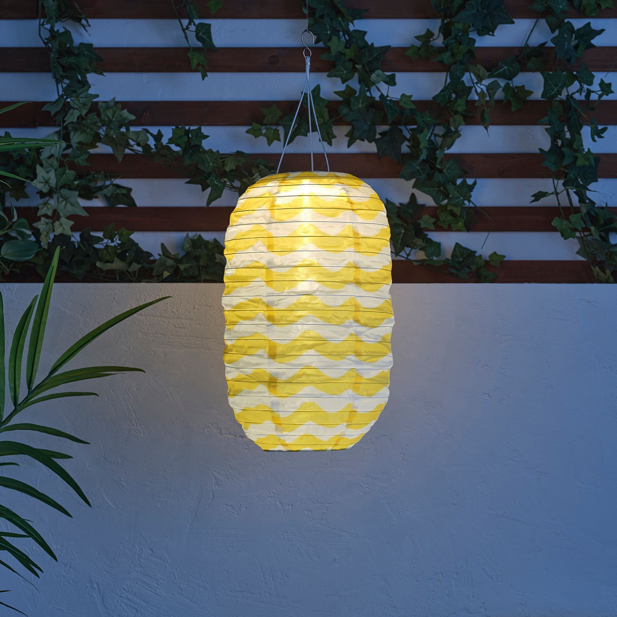 LED'li güneş enerjili aydınlatma, sarı-beyaz, 26 cm